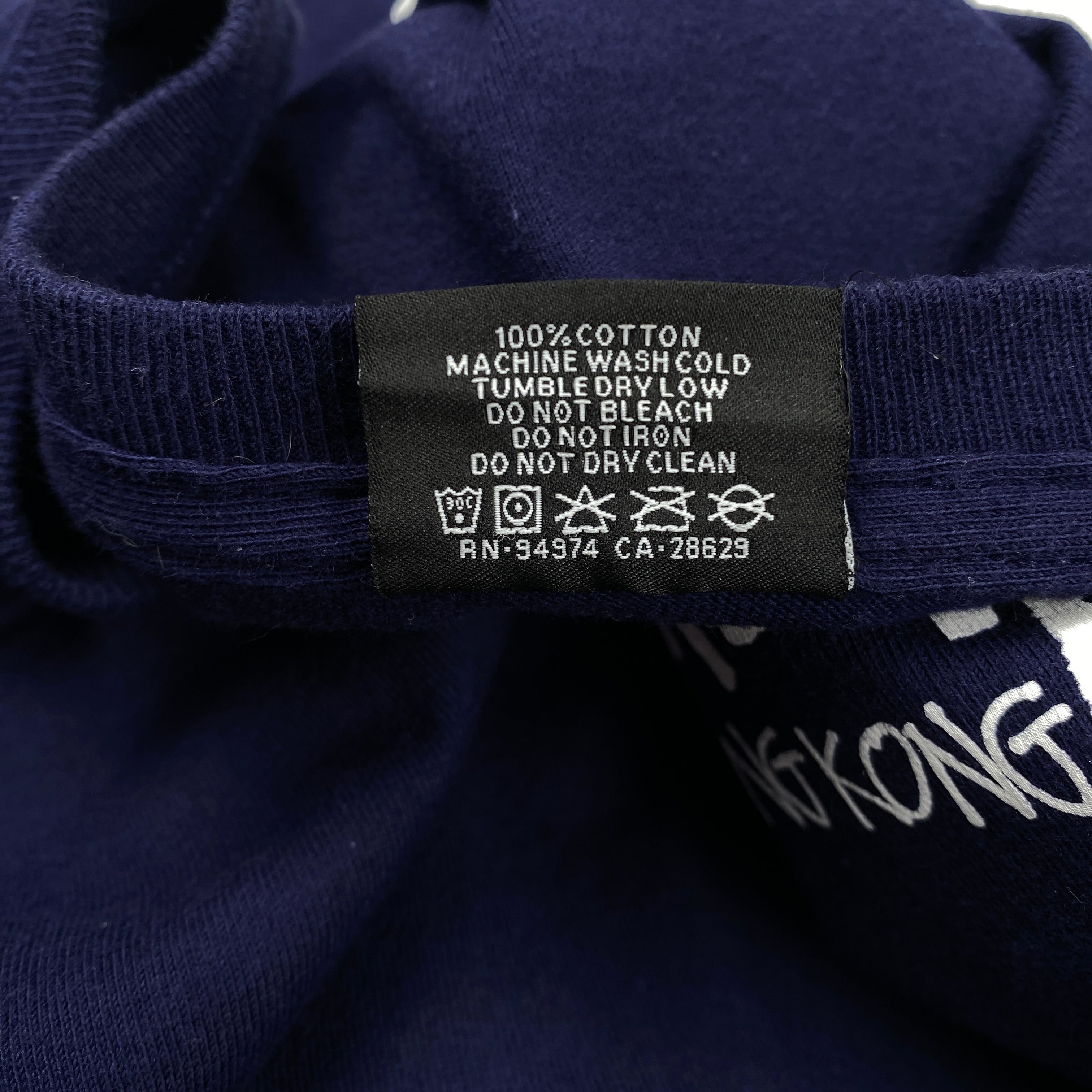 Stussy Navy Hong Kong Longsleeve