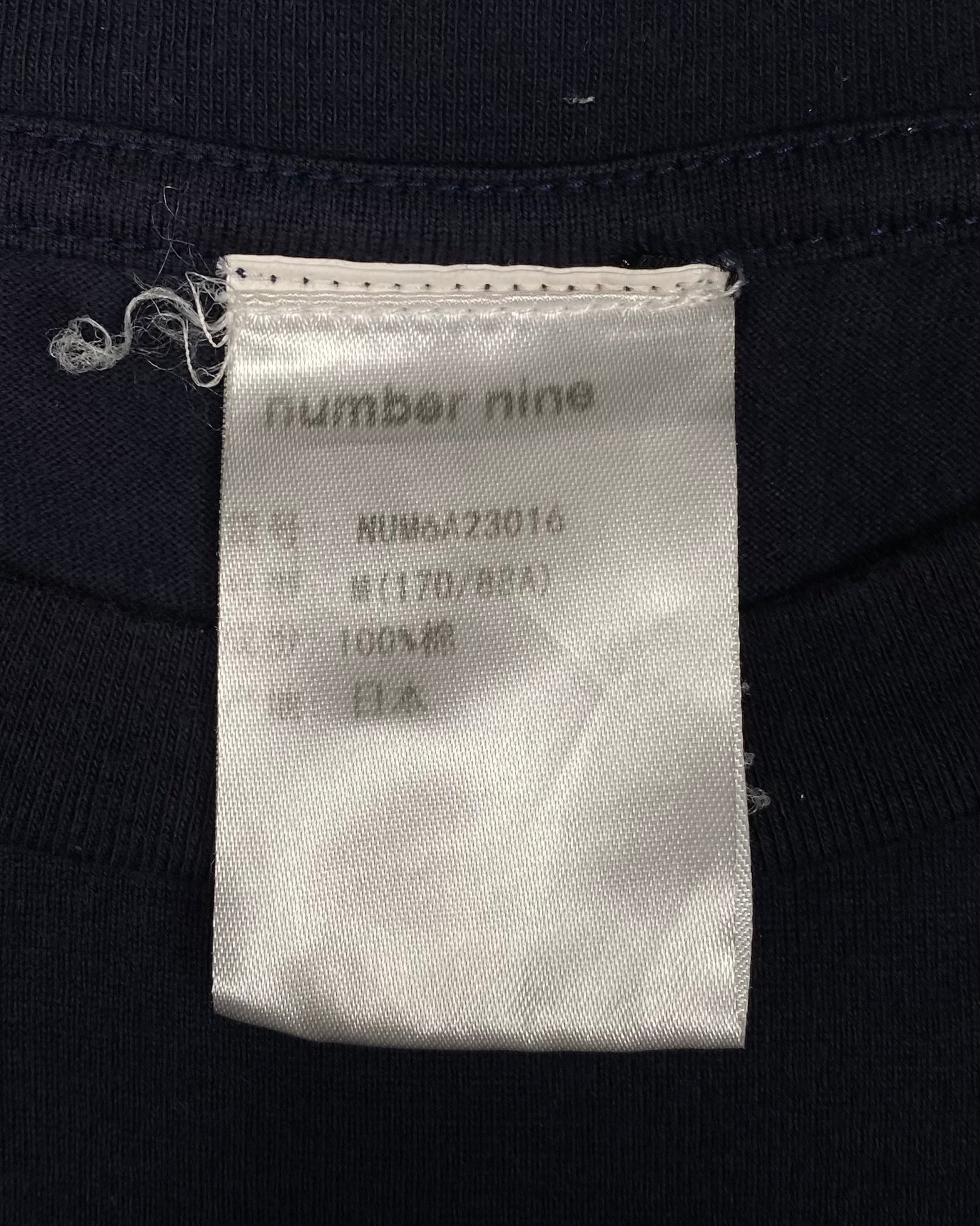 Number (N)ine Navy Pocket Tee