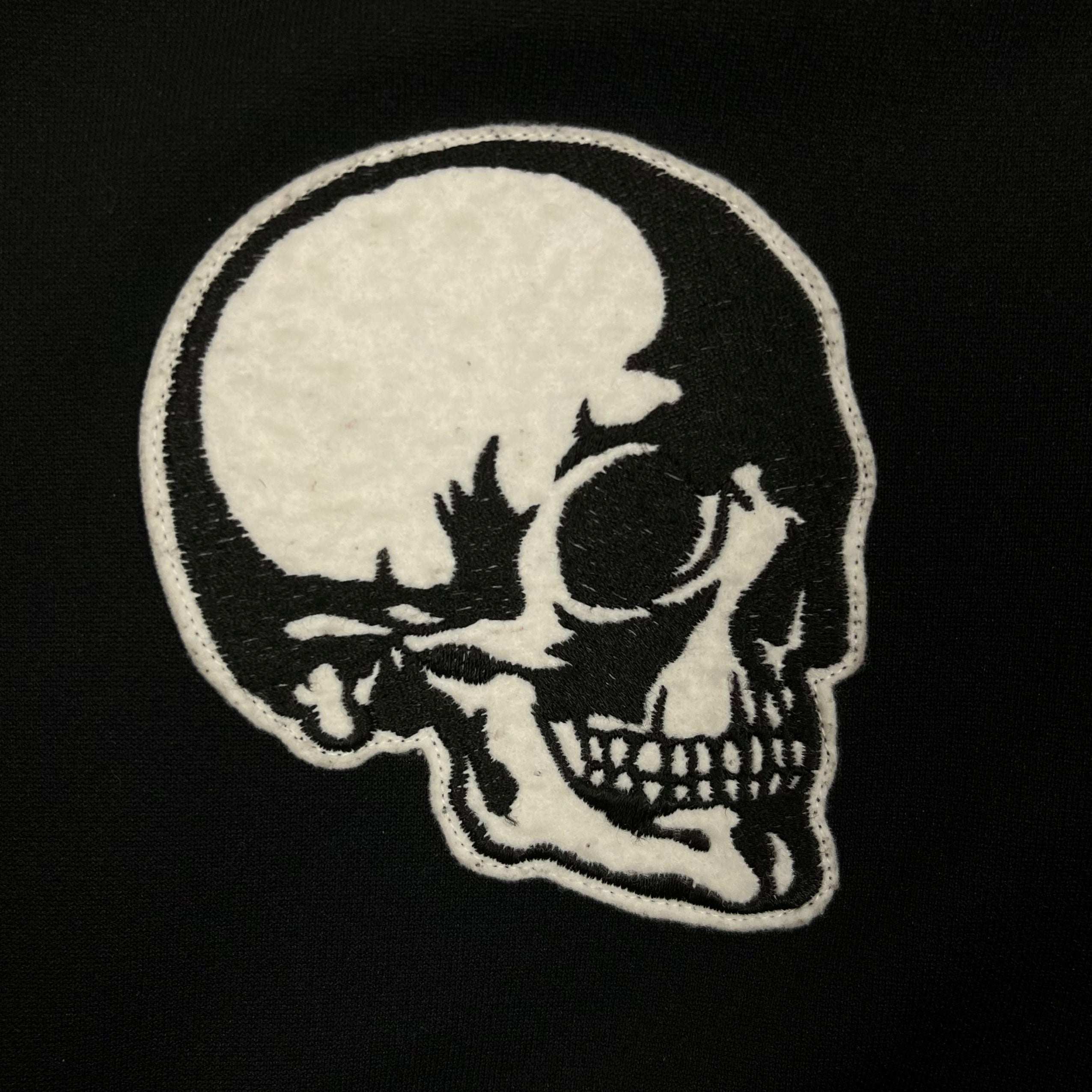 NUMBER (N)INE 2004 Black Skull Track Top Jacket