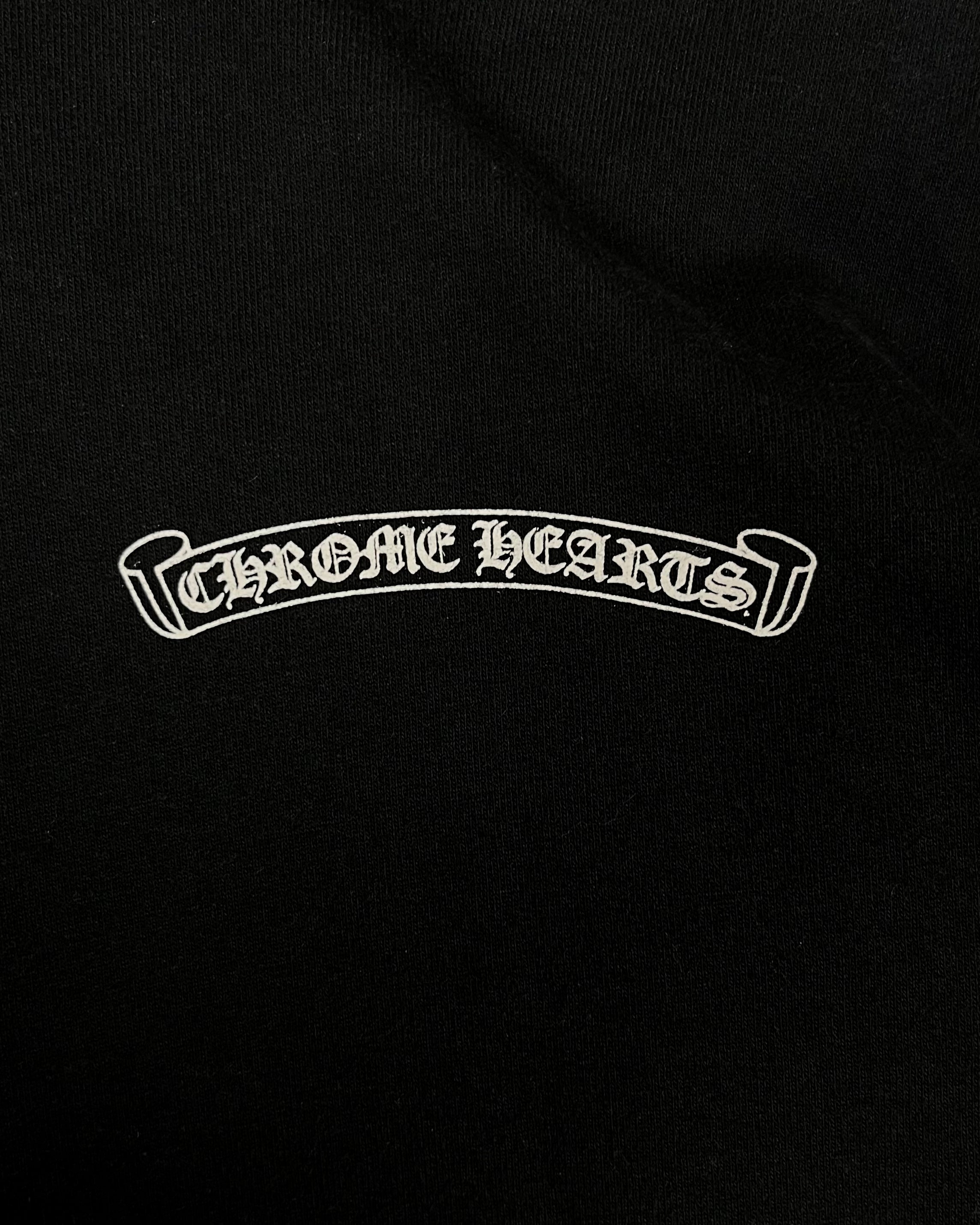 Chrome Hearts Black Old English Hoodie