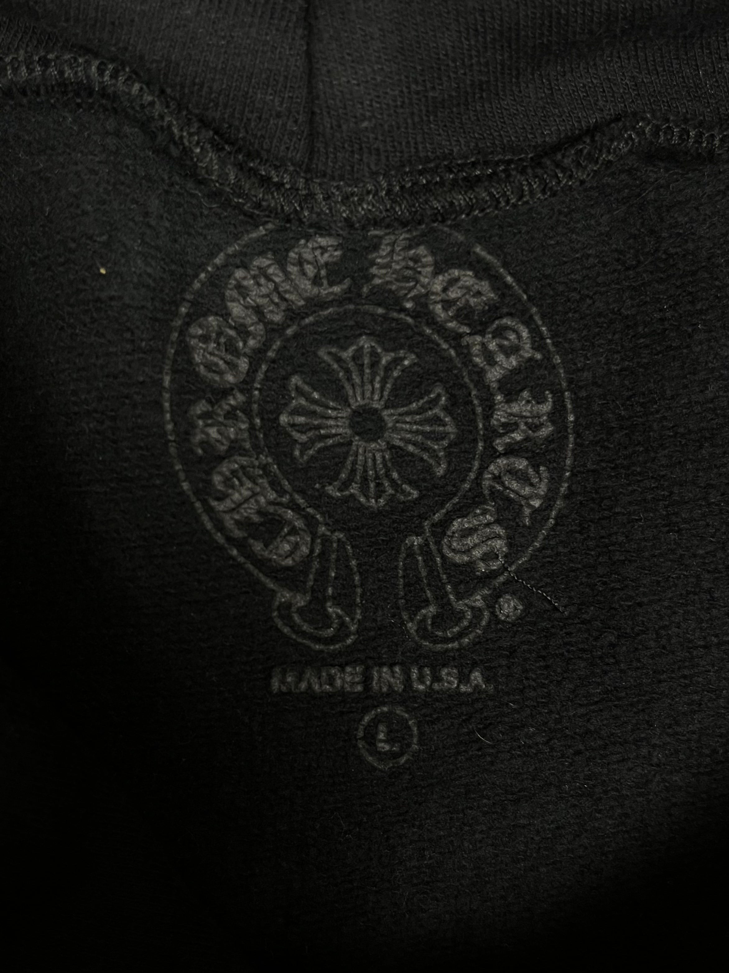 Chrome Hearts Black Old English Hoodie