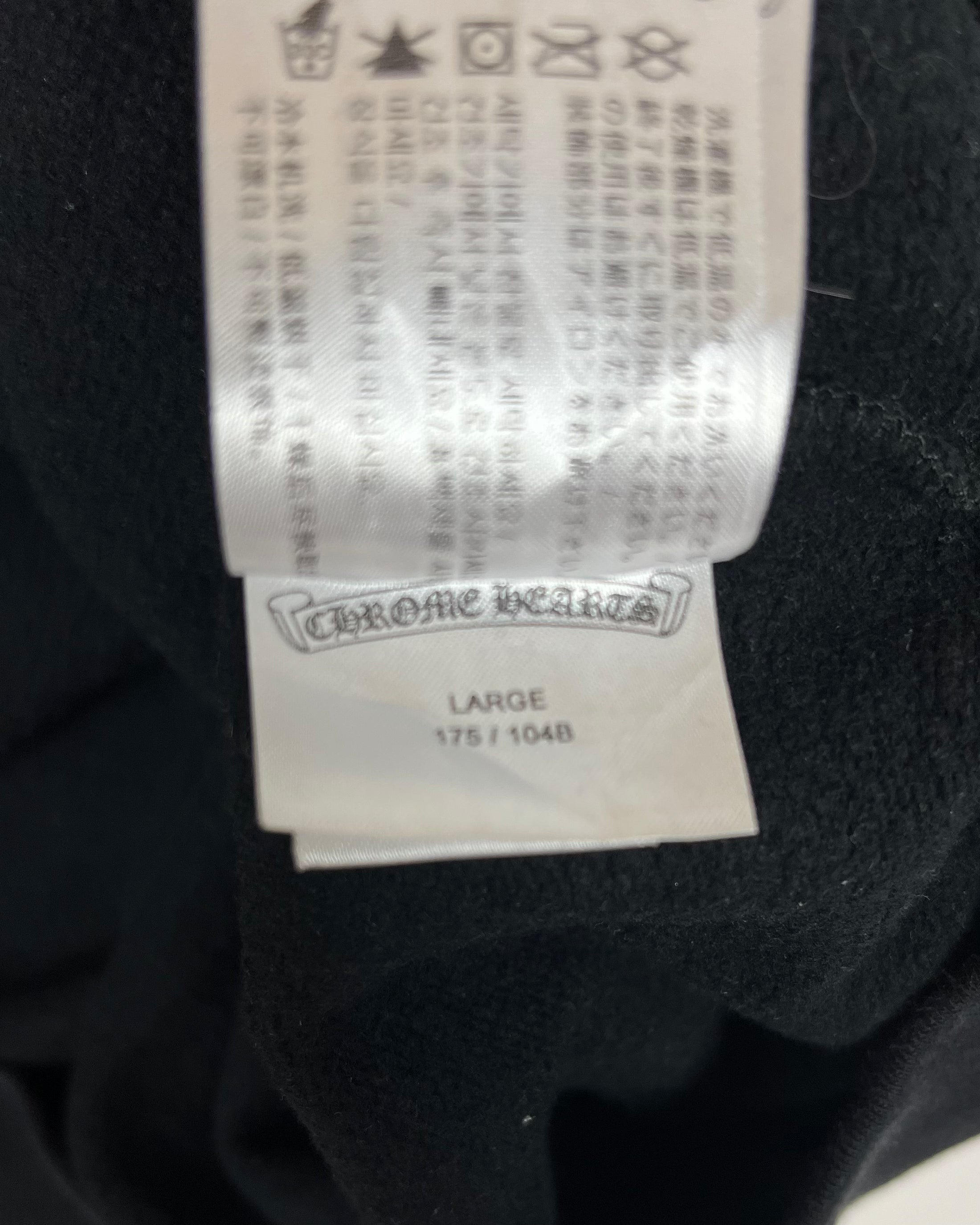 Chrome Hearts Black Old English Hoodie