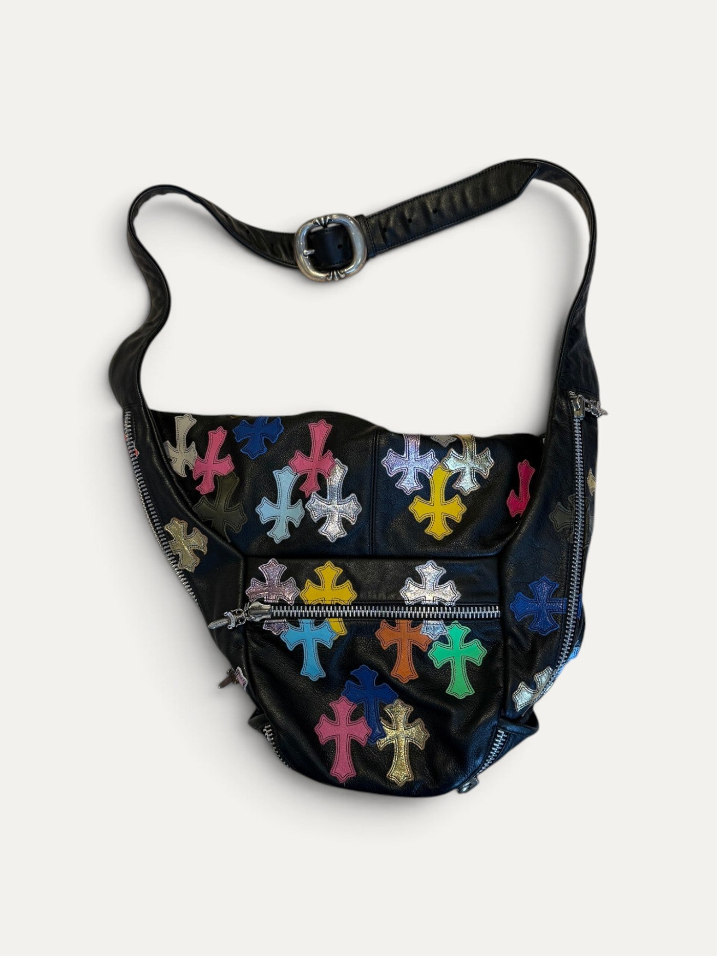 Chrome Hearts Multi Colour Cemetery Cross Large Snat Bag
