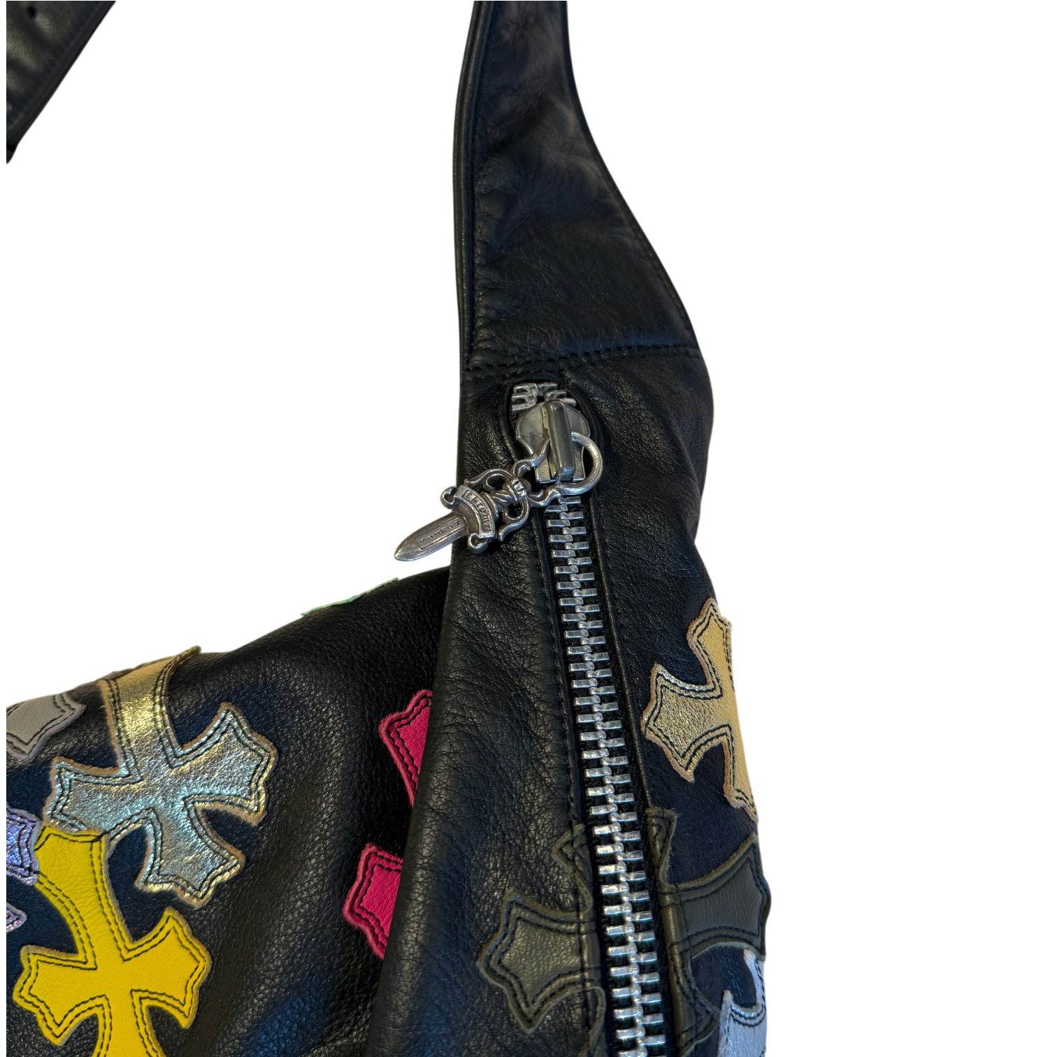 Chrome Hearts Multi Colour Cemetery Cross Large Snat Bag