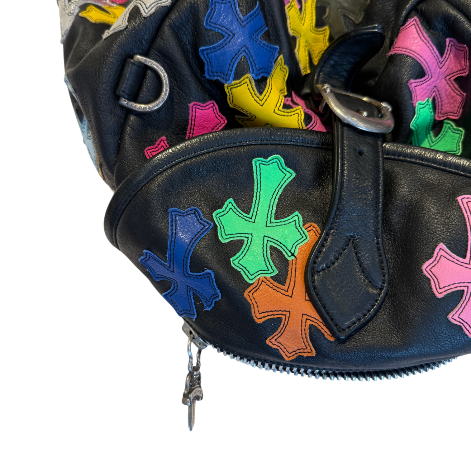 Chrome Hearts Multi Colour Cemetery Cross Large Snat Bag