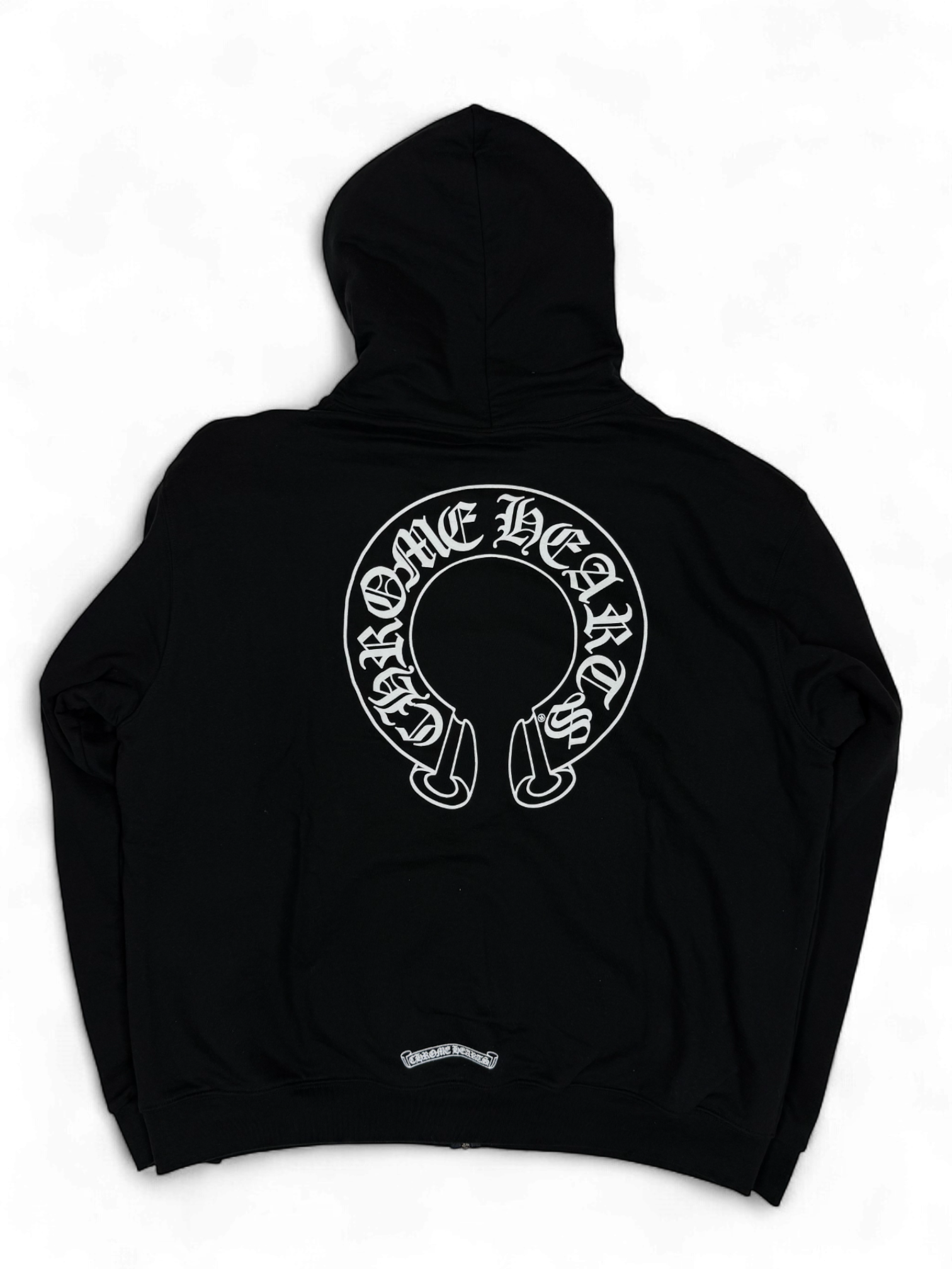 Chrome Hearts Black Thermal Horseshoe Zip Up Hoodie