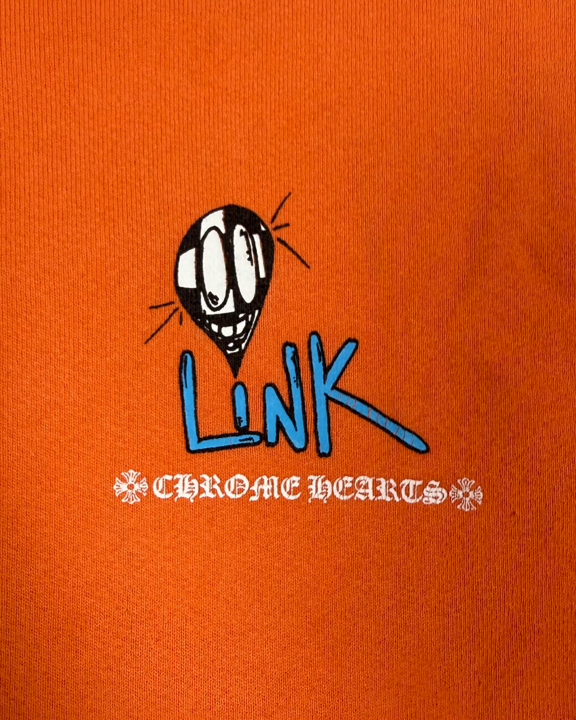 Chrome Hearts Matty Boy Orange Link & Build Crewneck