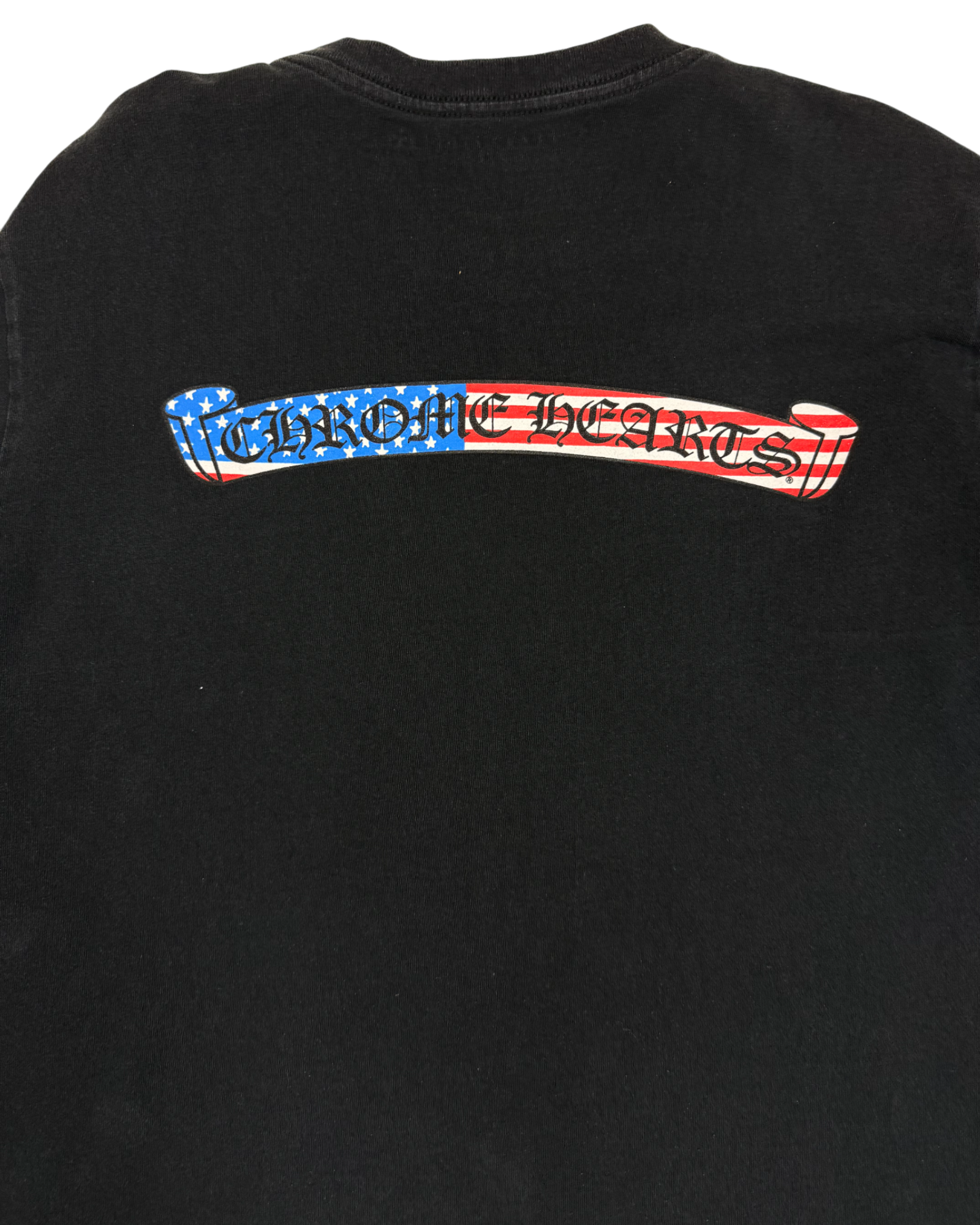 Chrome Hearts Matty Boy Black American Flag Longsleeve