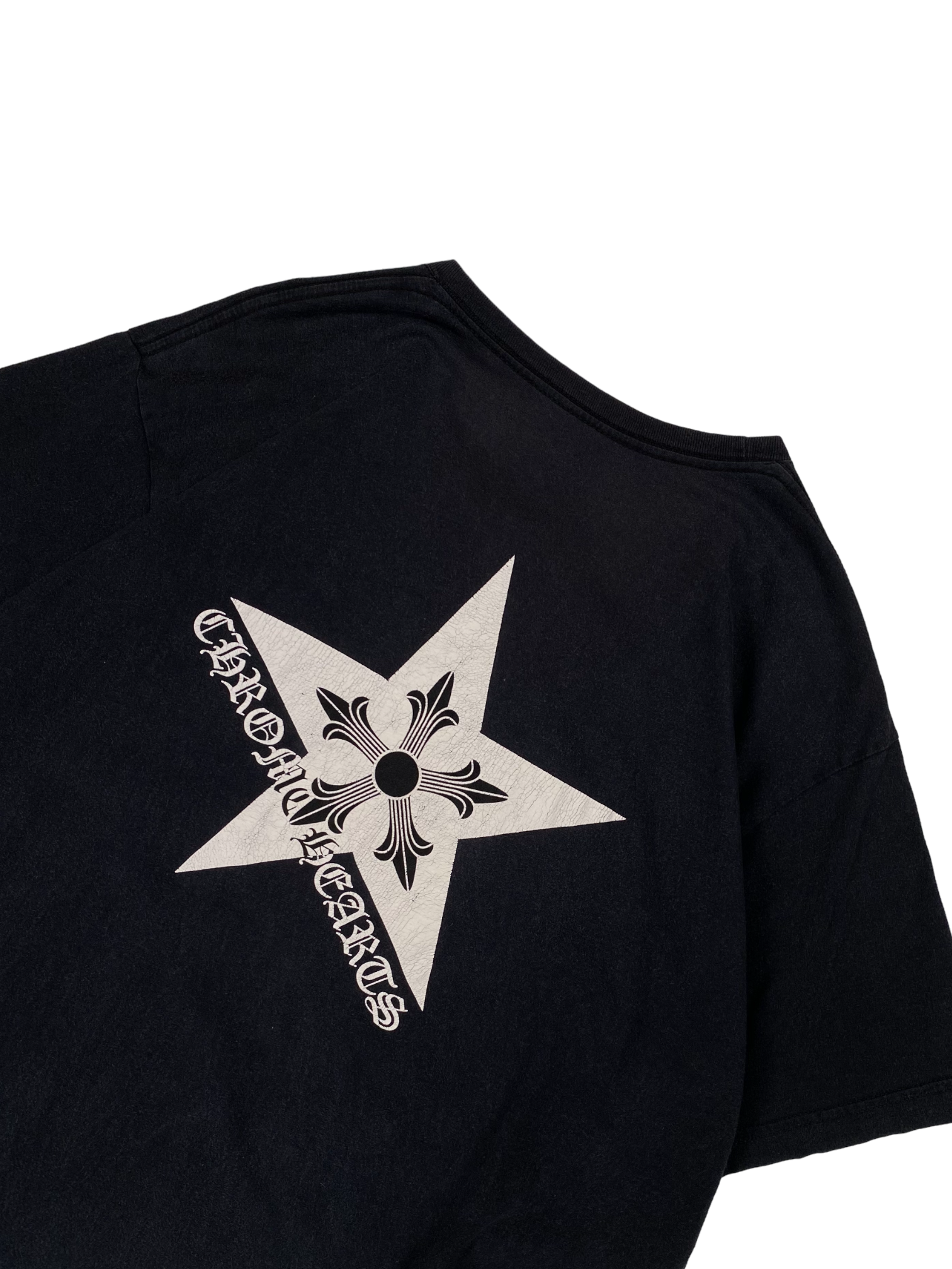 Chrome Hearts Black Star Logo Tee