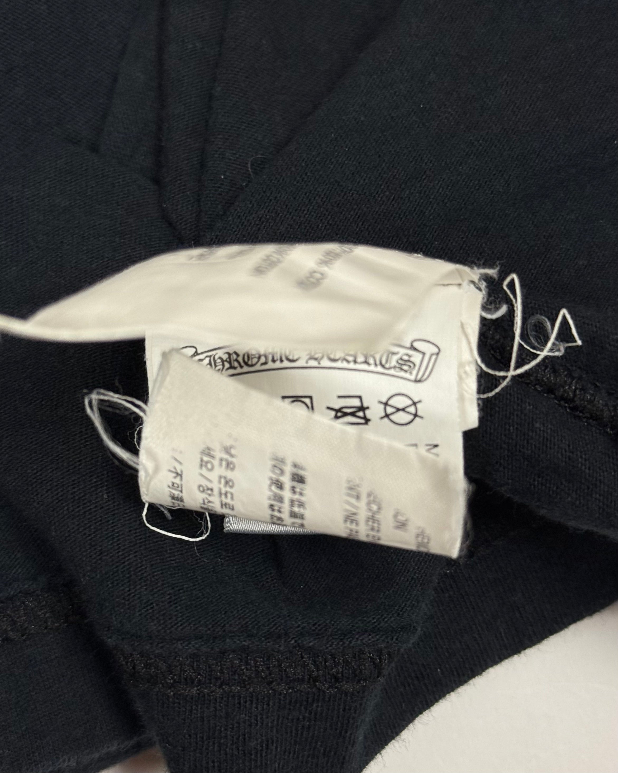 Chrome Hearts Black Silver Horseshoe Tee