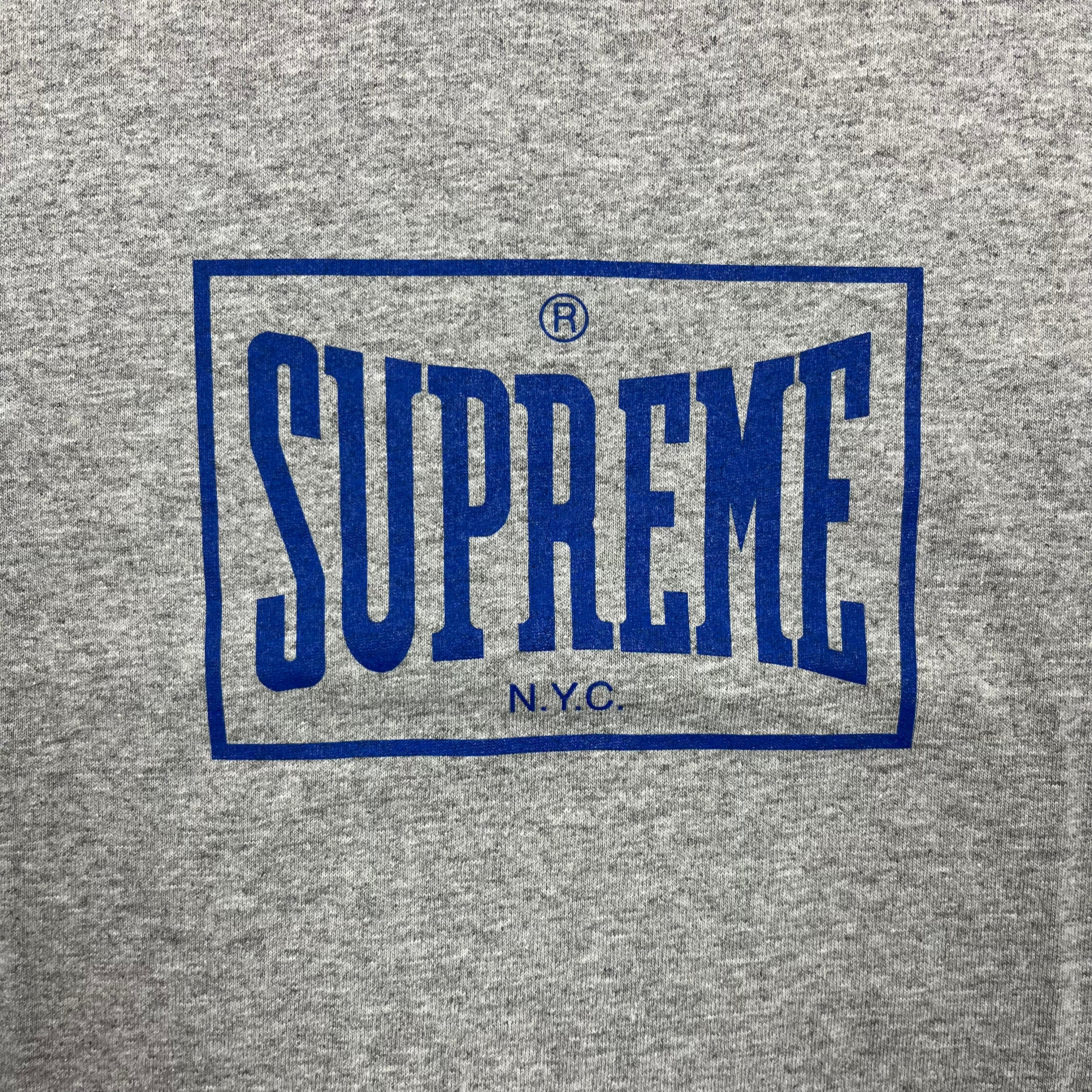 Supreme Grey Warm Up Tee