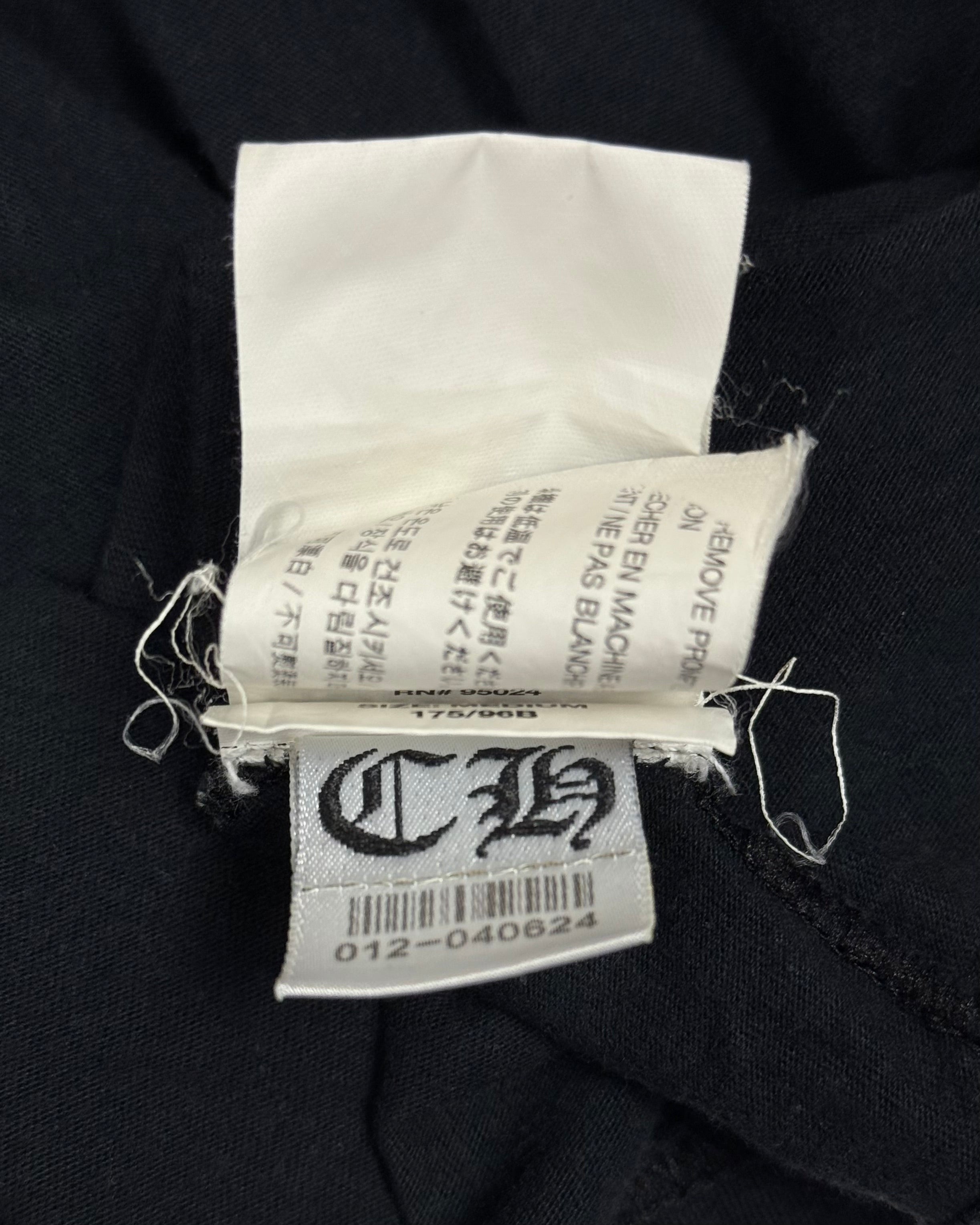 Chrome Hearts Black Silver Horseshoe Tee
