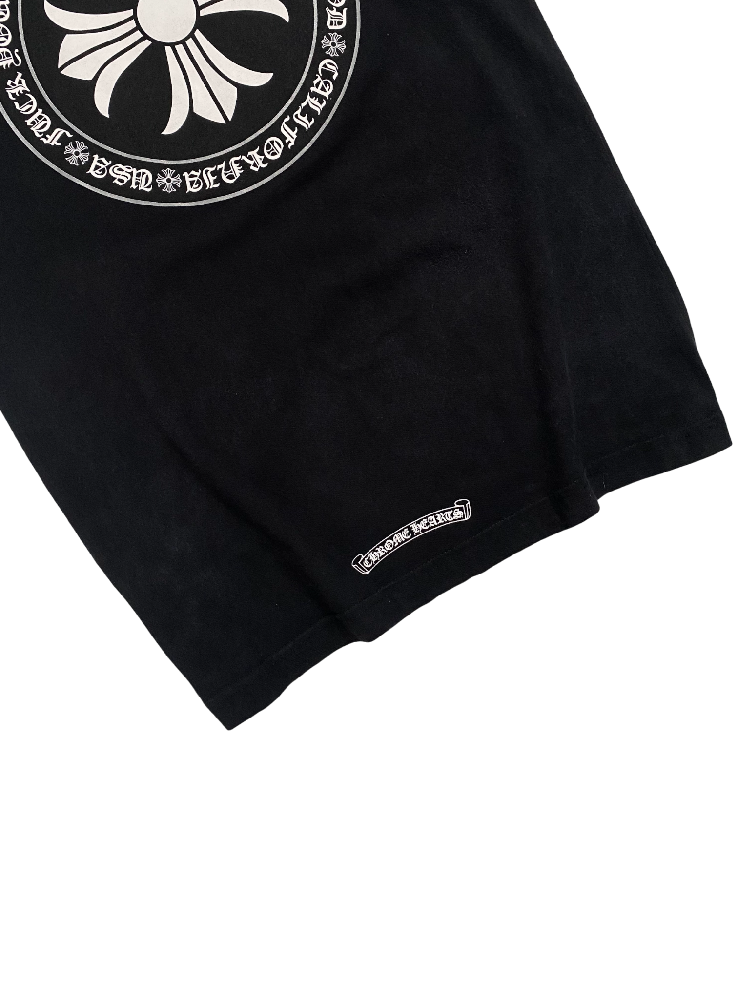 Chrome Hearts Black Cross Logo Tee