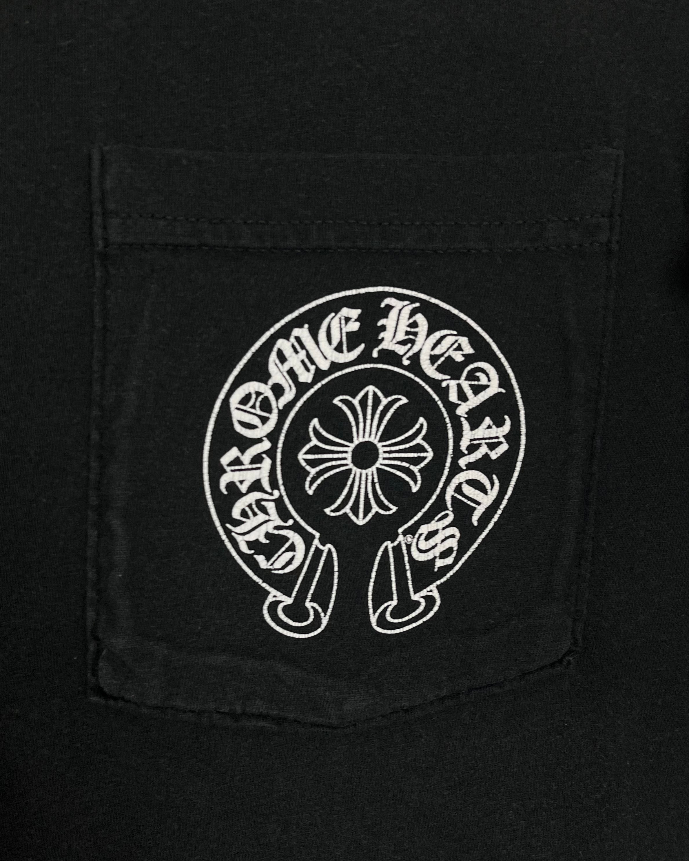 Chrome Hearts Black Hong Kong Logo Tee