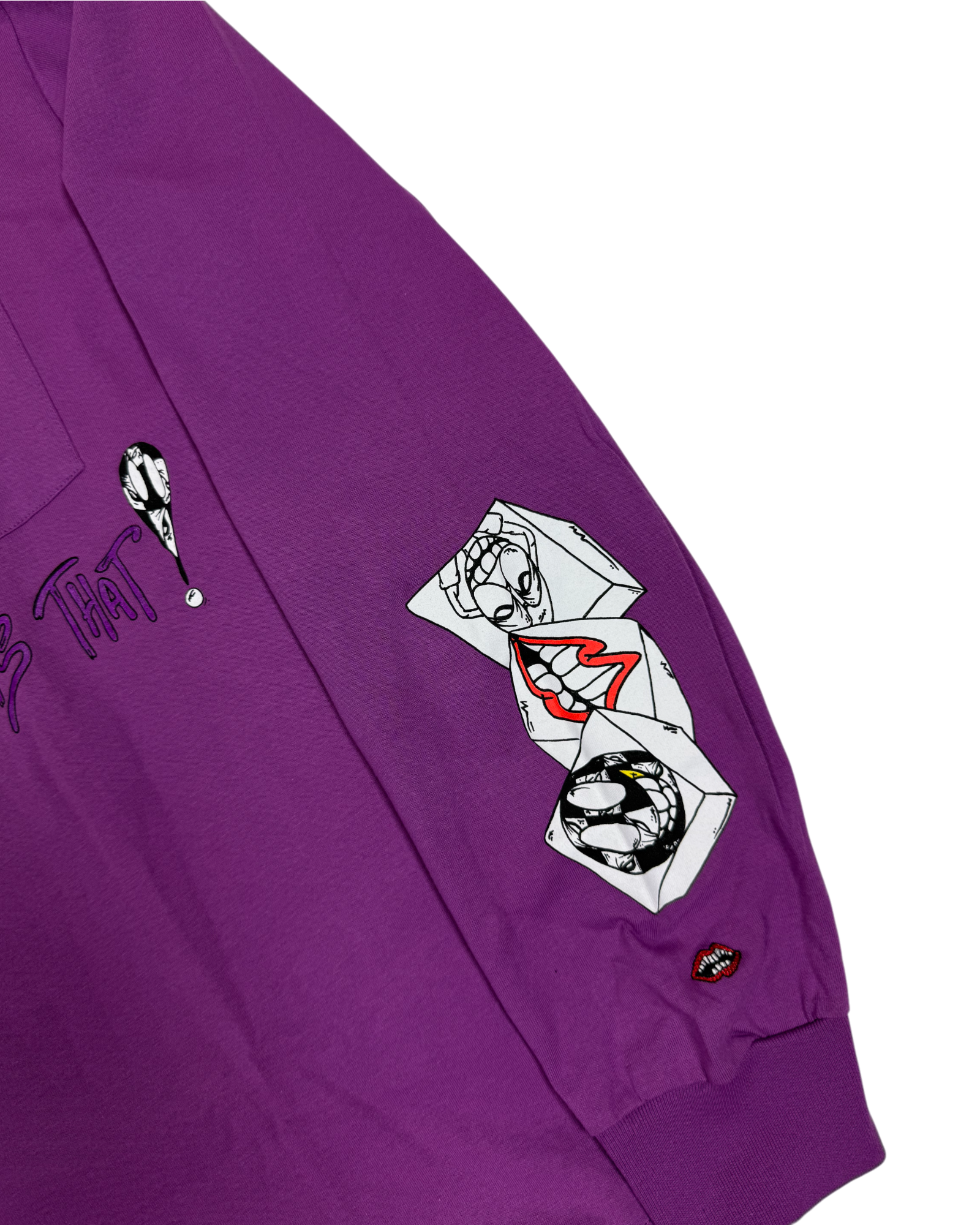 Chrome Hearts Matty Boy I Want More Not Less Purple Longsleeve