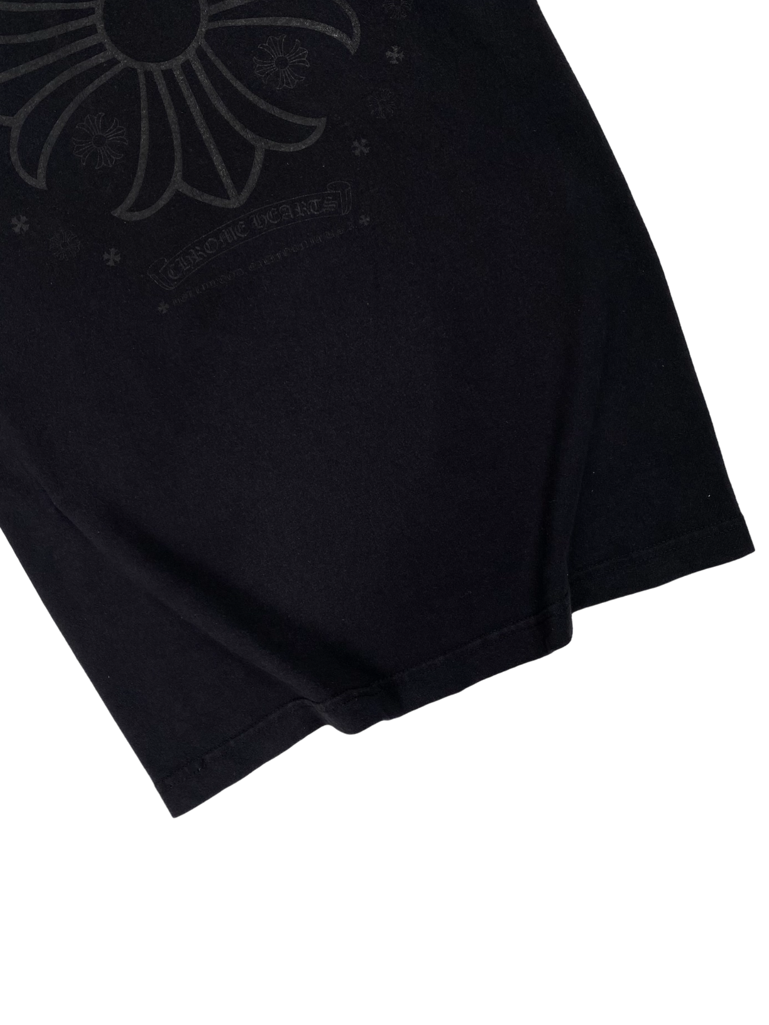 Chrome Hearts Black Tonal Cross Logo Tee