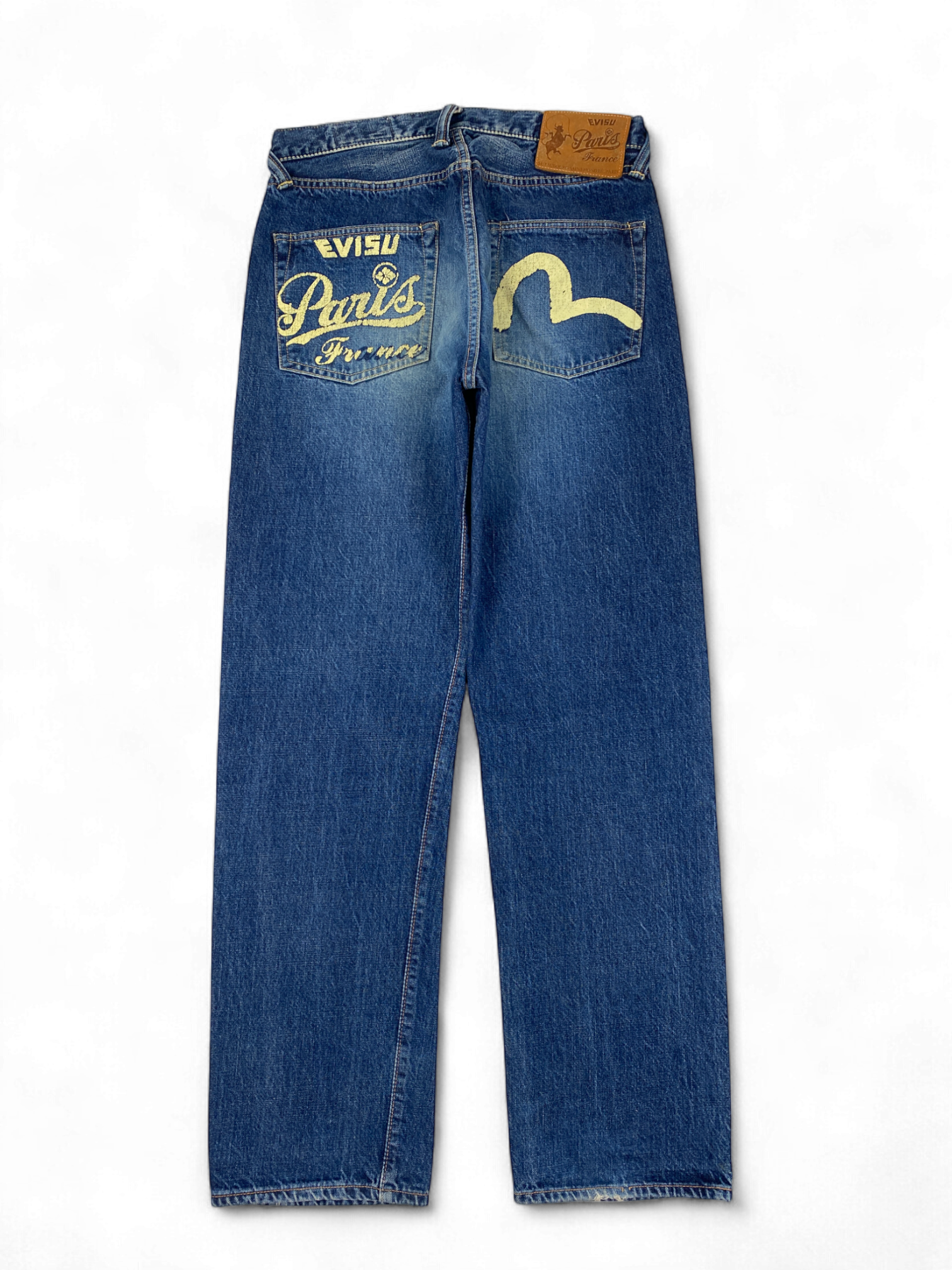Evisu Paris Seagull Blue Jeans