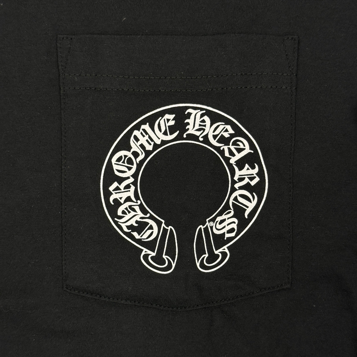 Chrome Hearts Black Floral Horseshoe Longsleeve