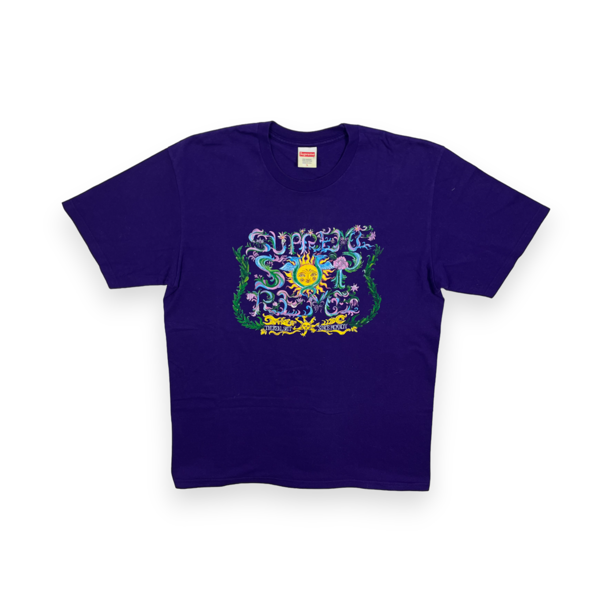 Supreme Purple Crest Tee