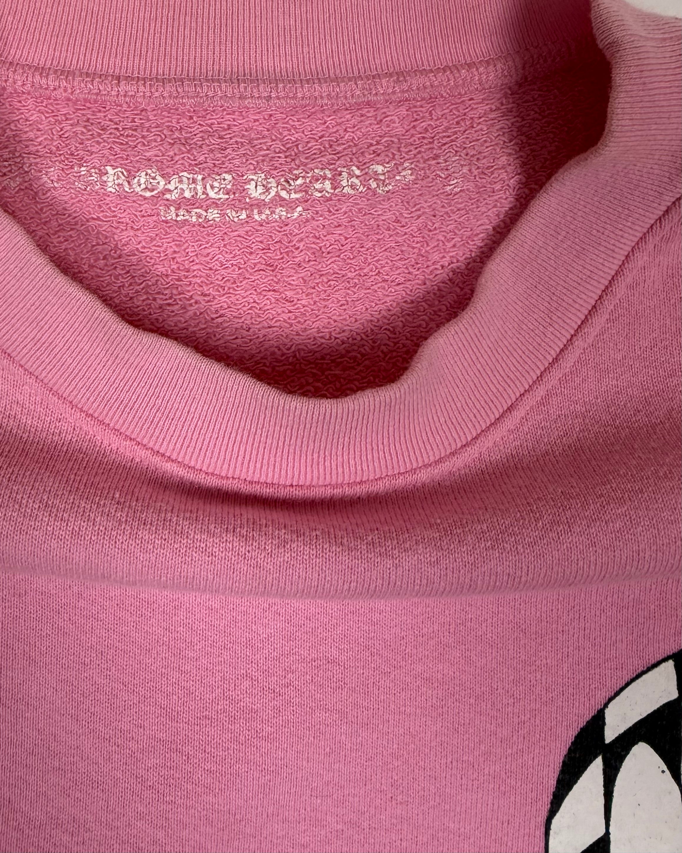 Chrome Hearts Matty Boy Pink Vanity Affair Crewneck