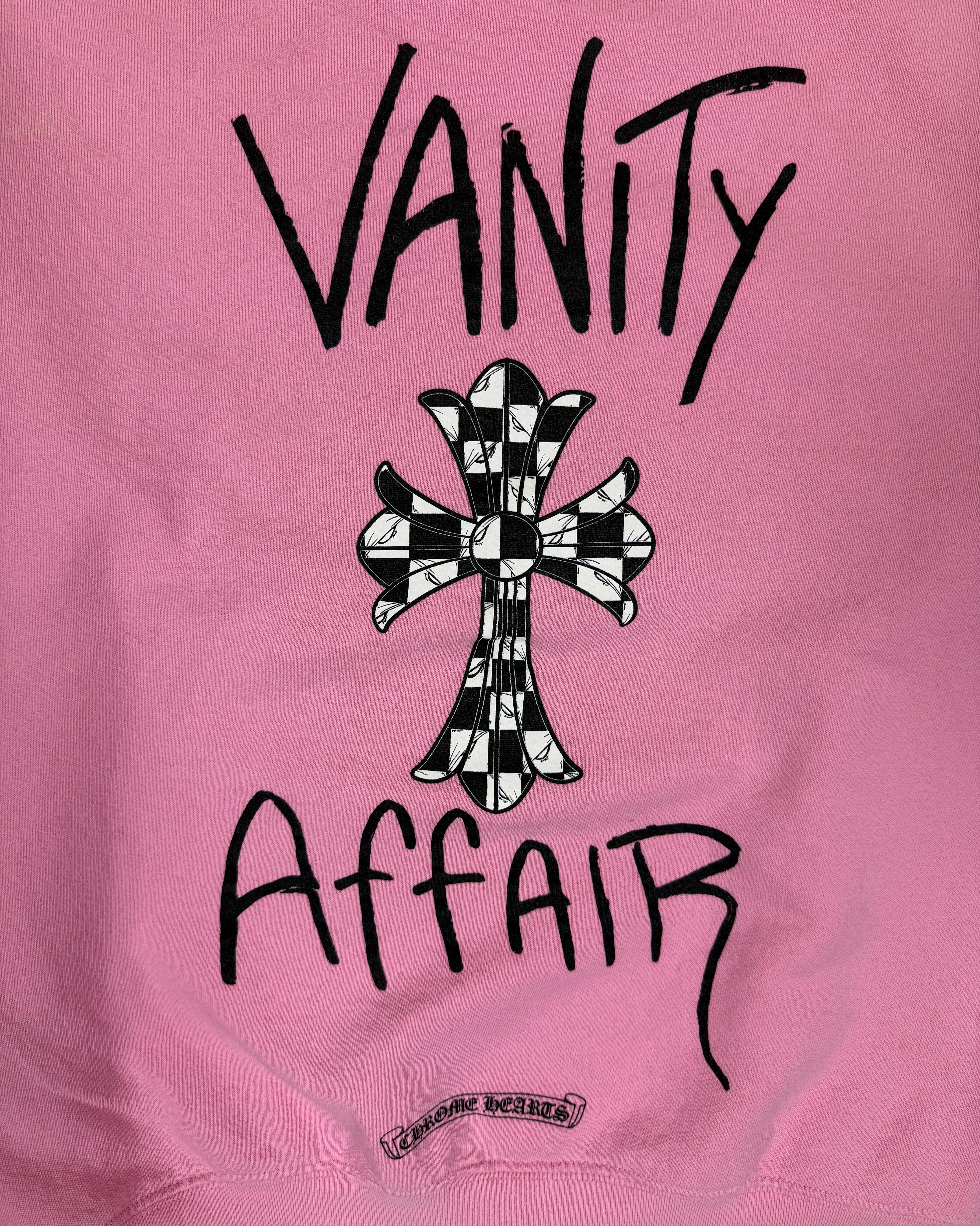 Chrome Hearts Matty Boy Pink Vanity Affair Crewneck