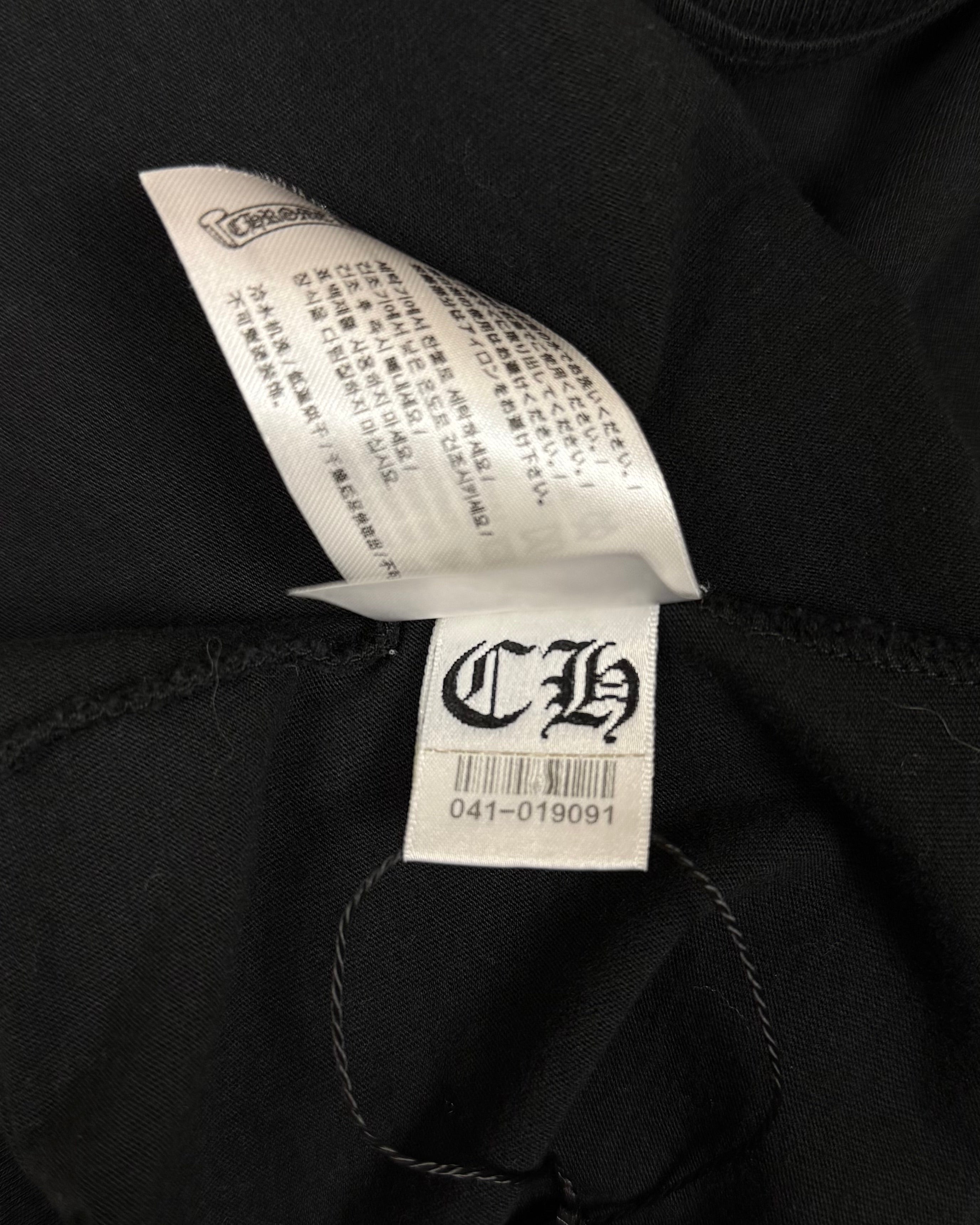 Chrome Hearts Black Horseshoe Logo Tee