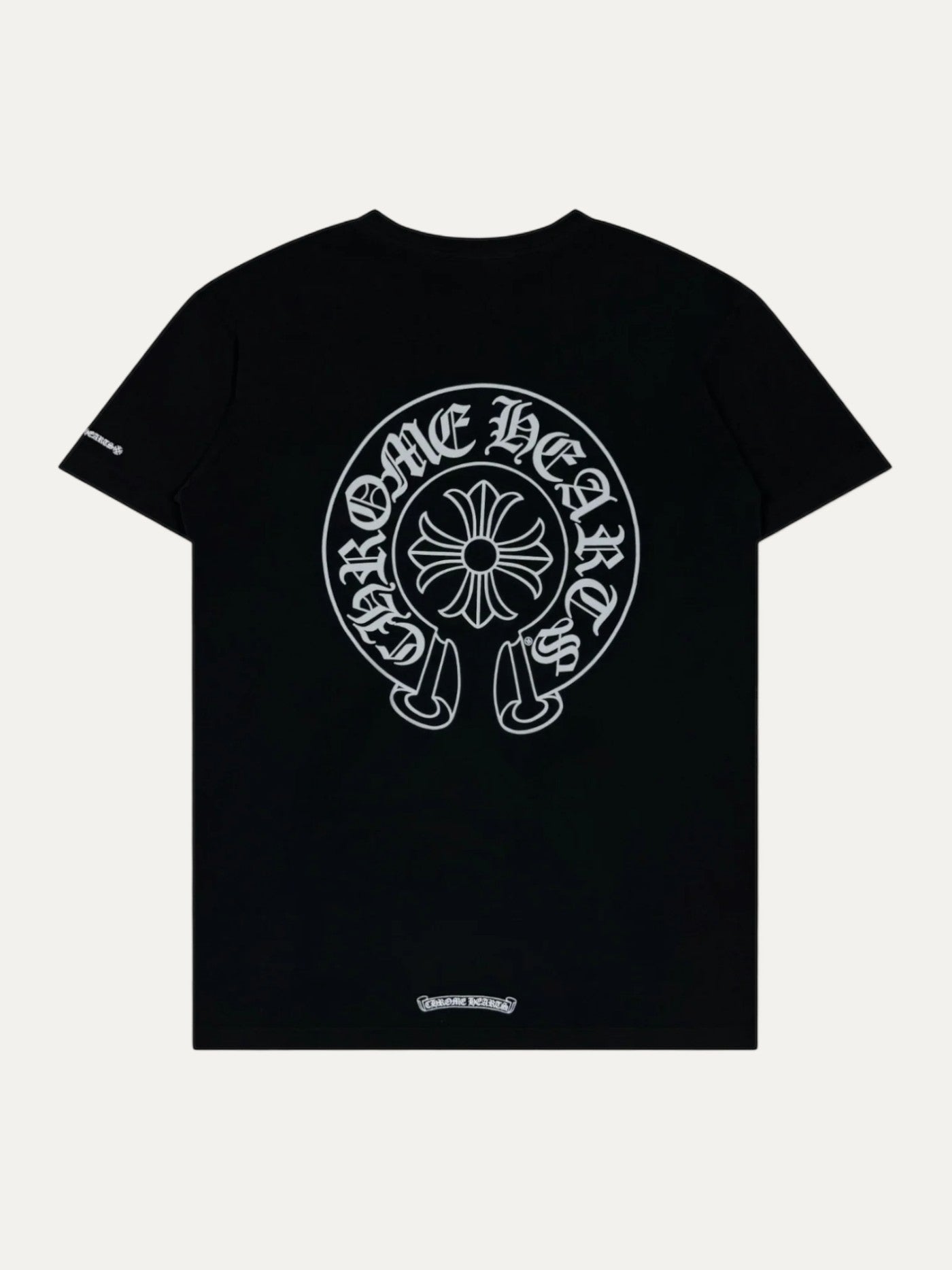 Chrome Hearts Black Horseshoe Logo Tee