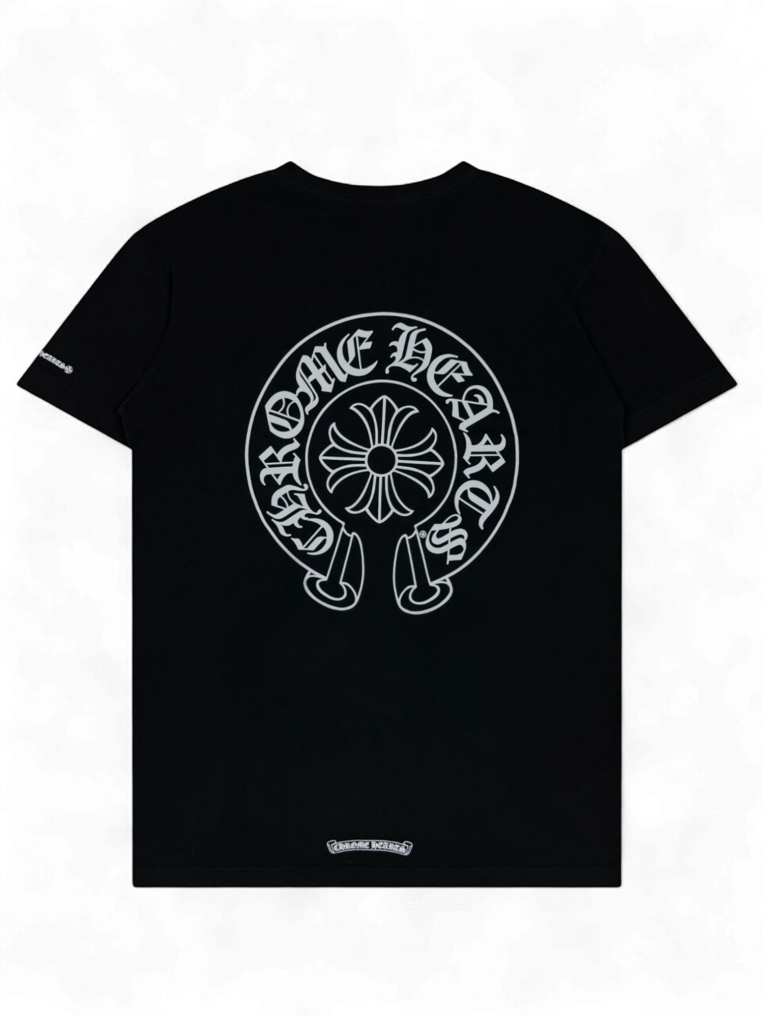 Chrome Hearts Black Horseshoe Logo Tee