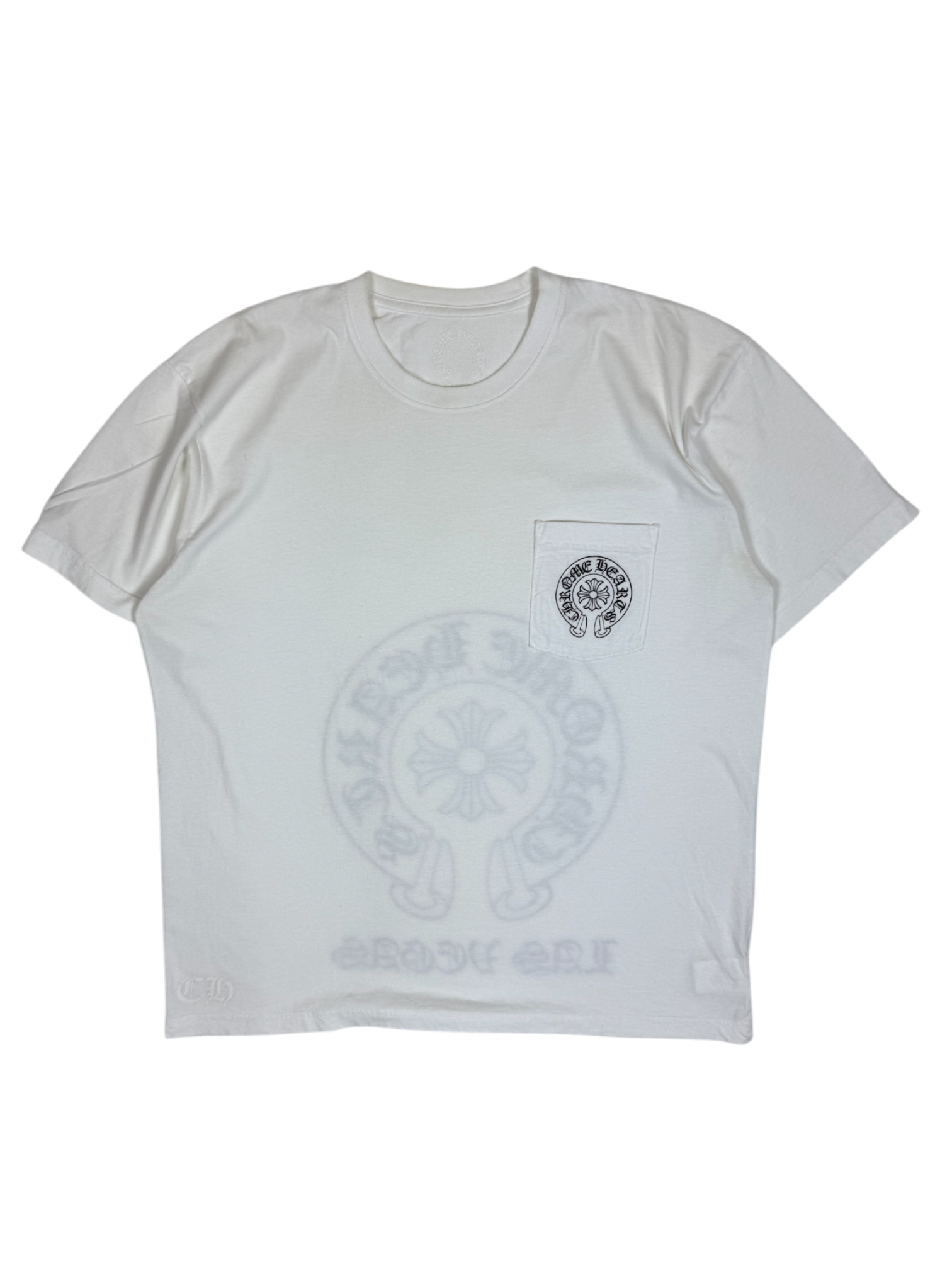 Chrome Hearts White Las Vegas Exclusive Logo Tee