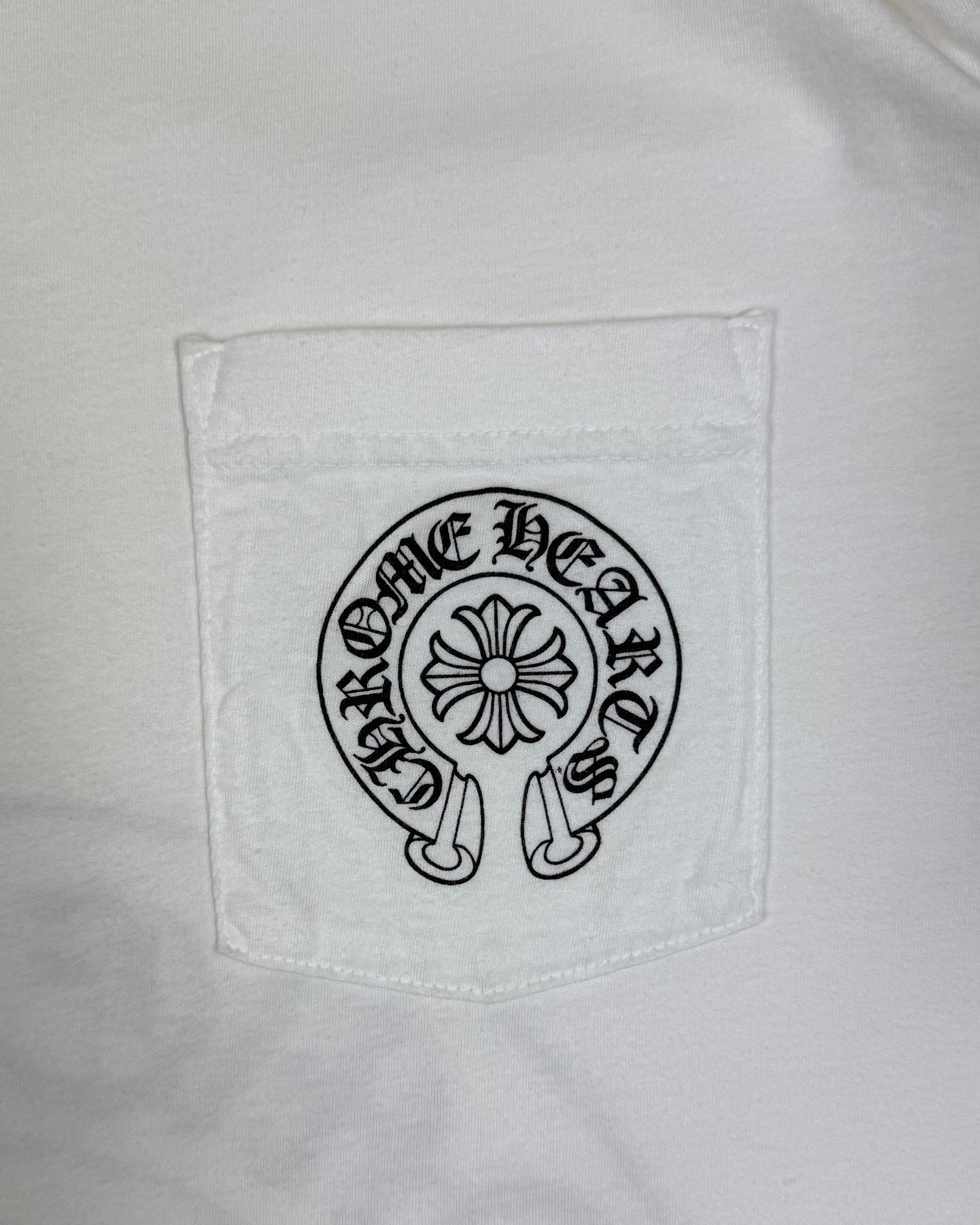 Chrome Hearts White Las Vegas Exclusive Logo Tee