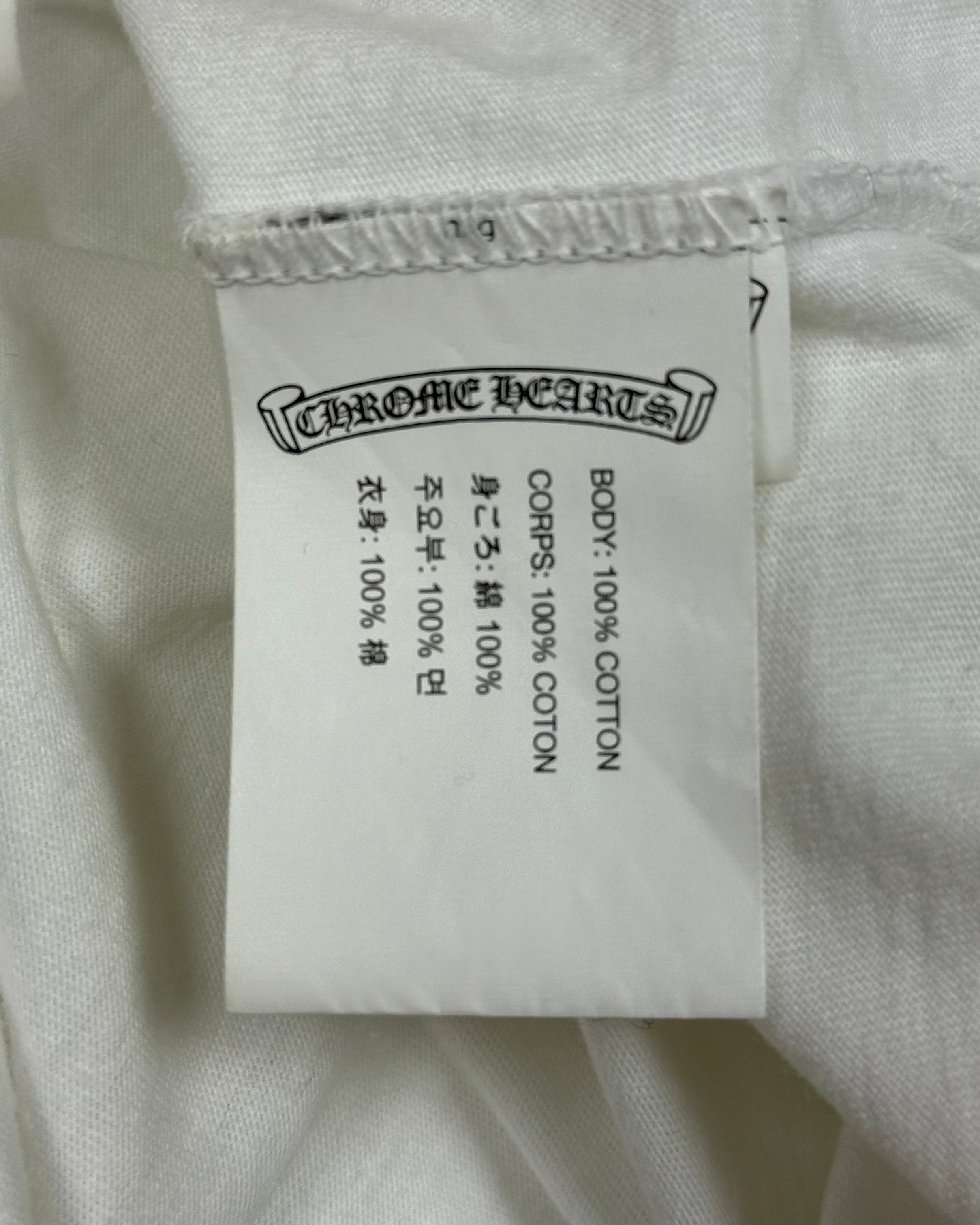 Chrome Hearts White Las Vegas Exclusive Logo Tee