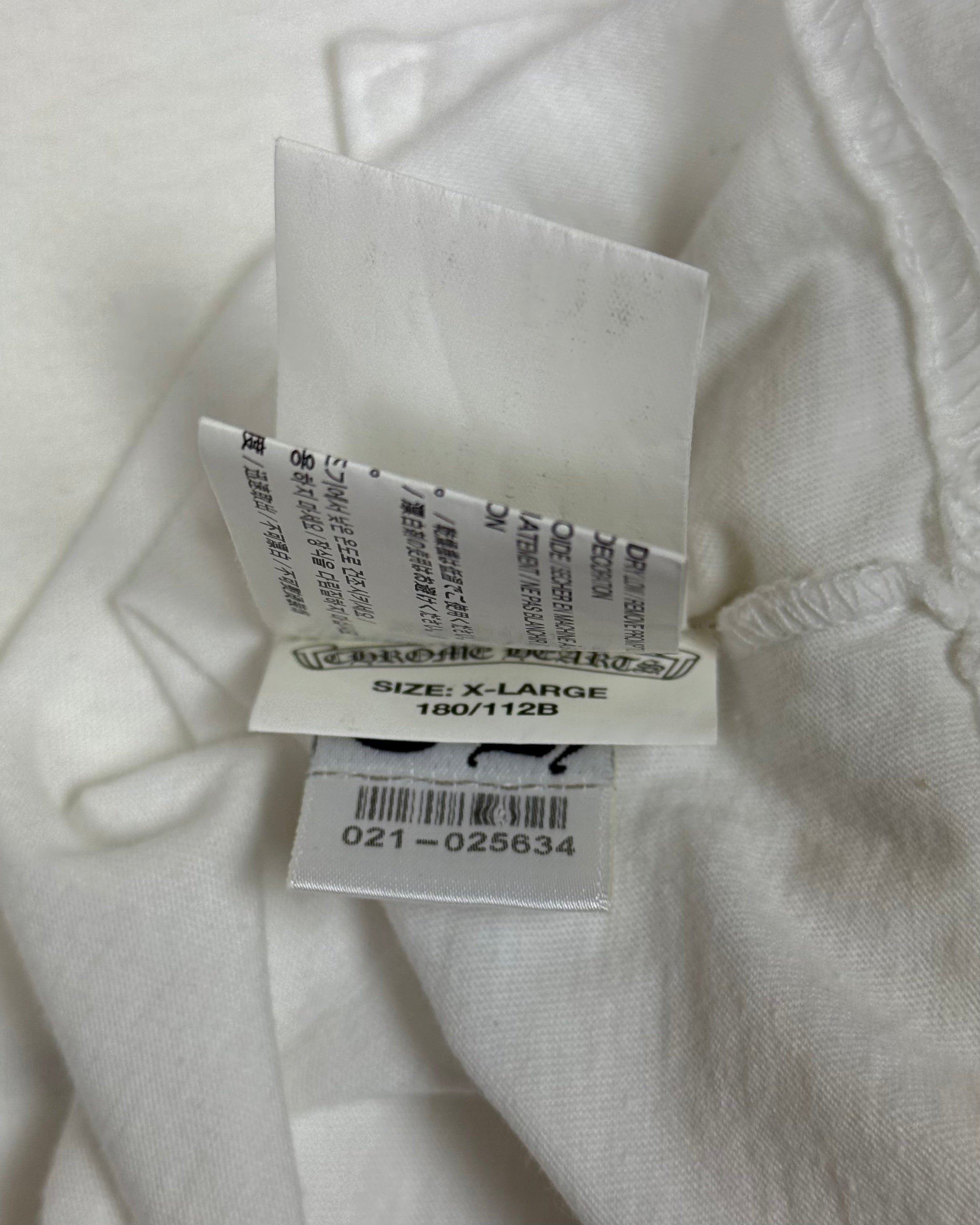 Chrome Hearts White Las Vegas Exclusive Logo Tee