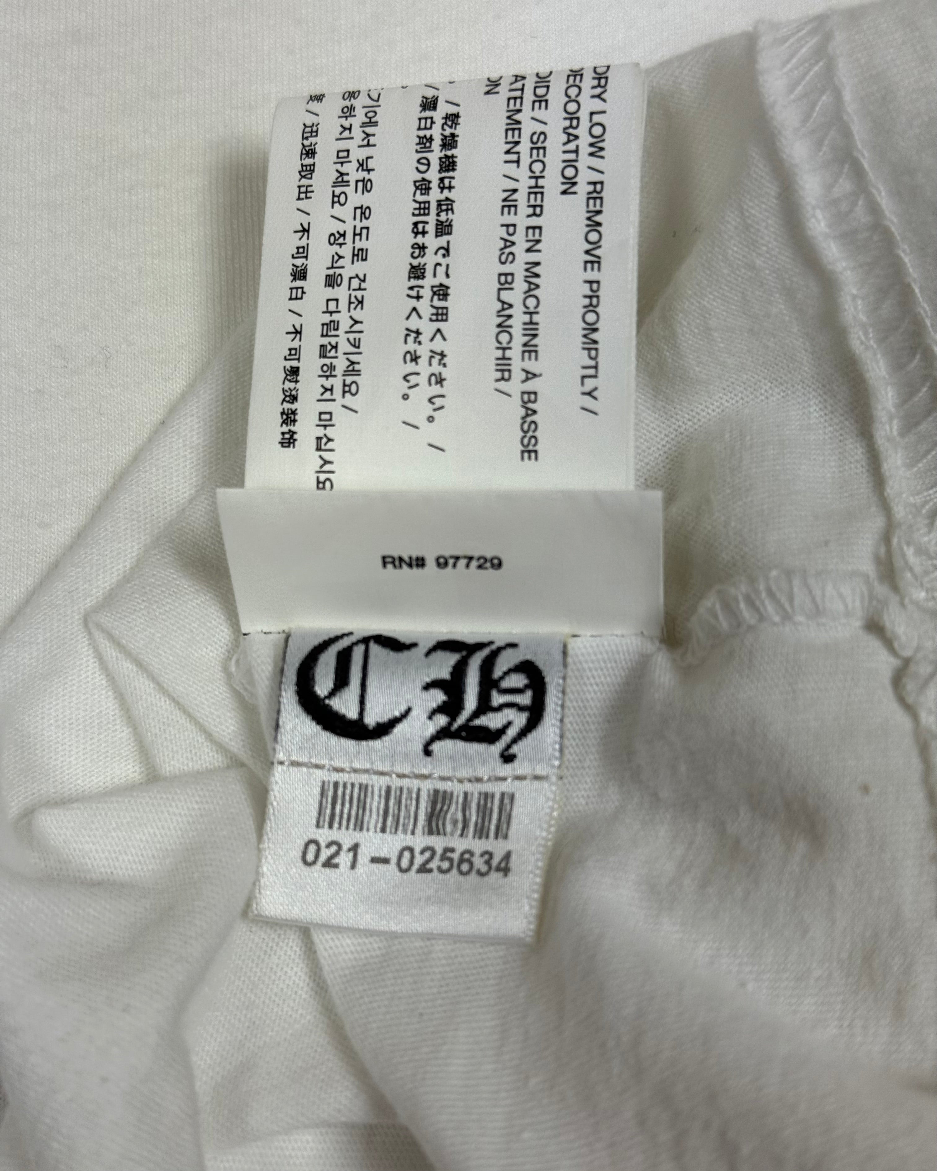 Chrome Hearts White Las Vegas Exclusive Logo Tee