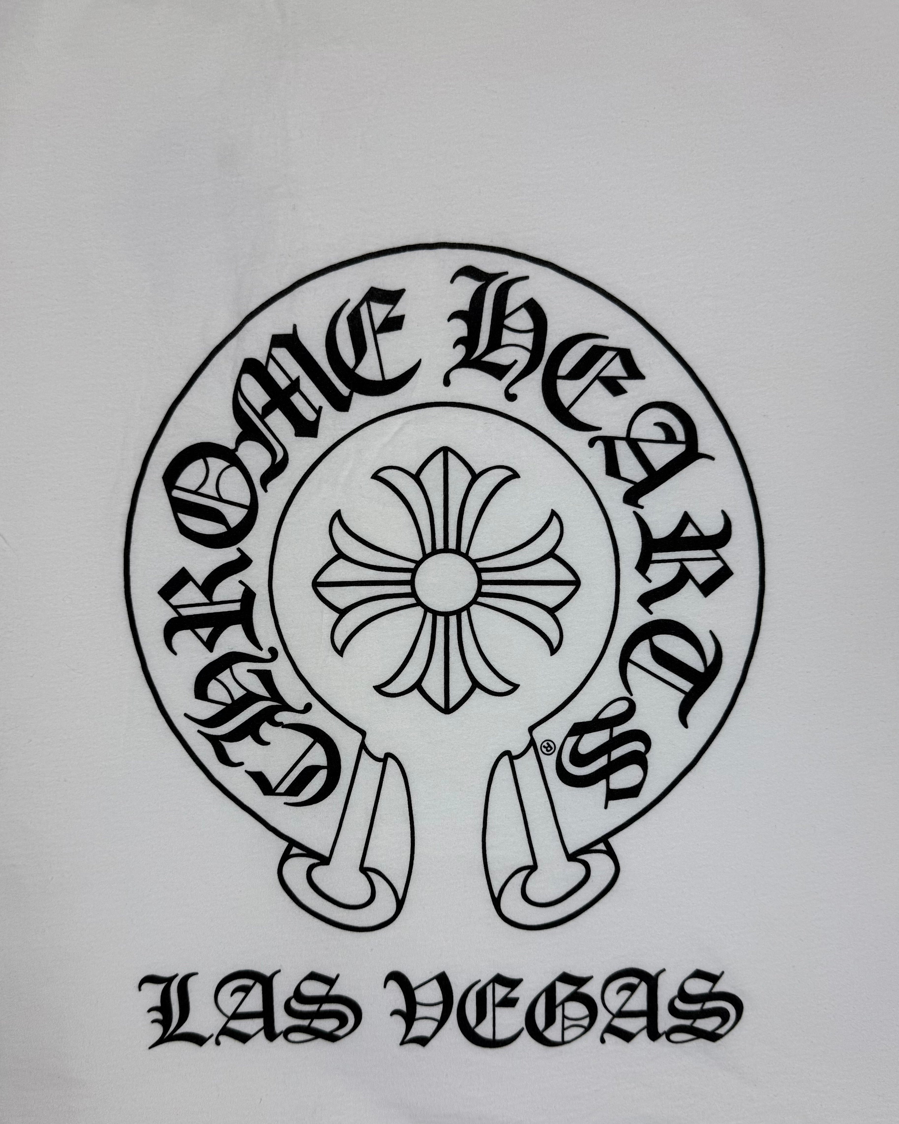 Chrome Hearts White Las Vegas Exclusive Logo Tee