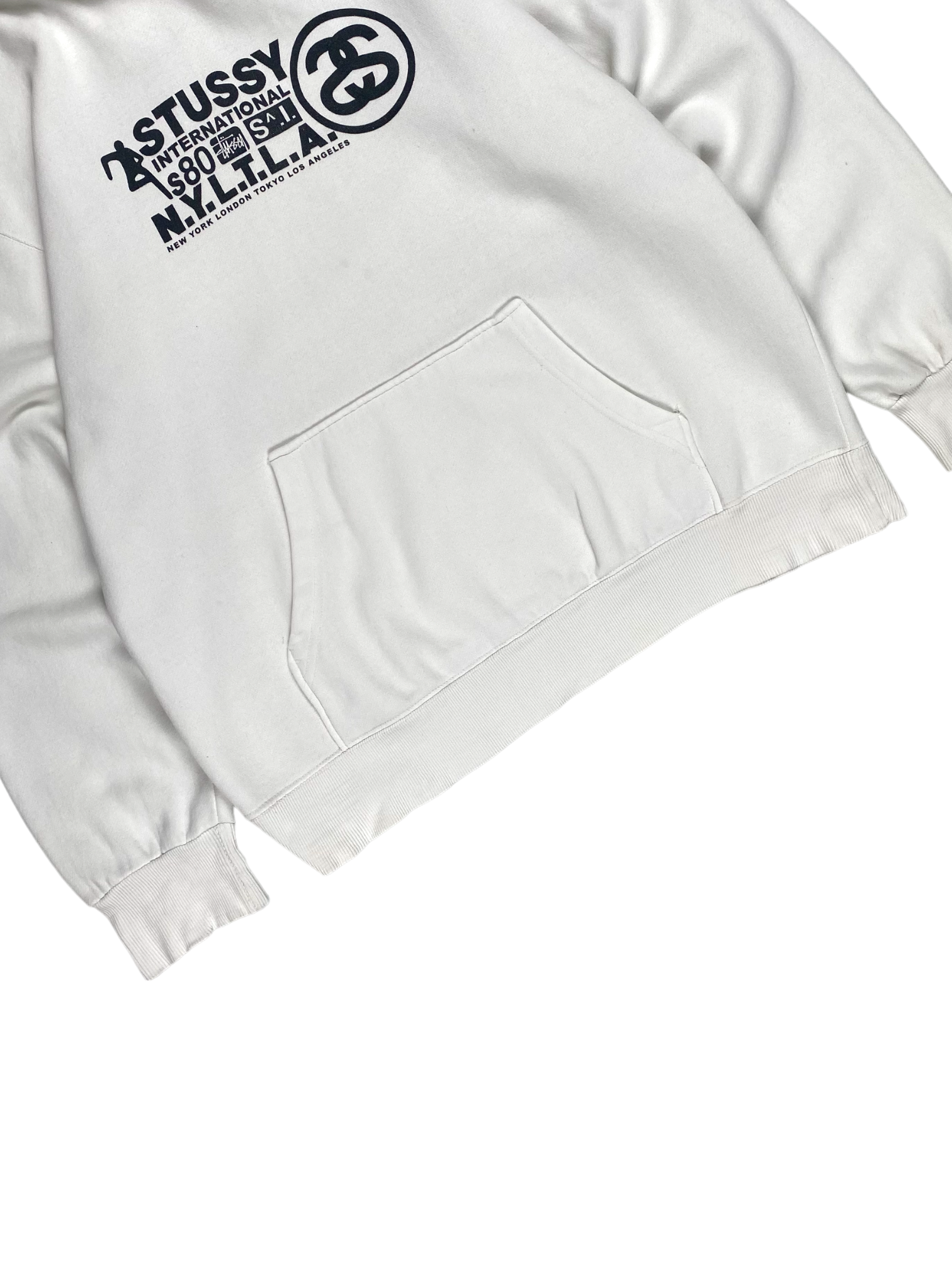 Stüssy White NYTLA Hoodie