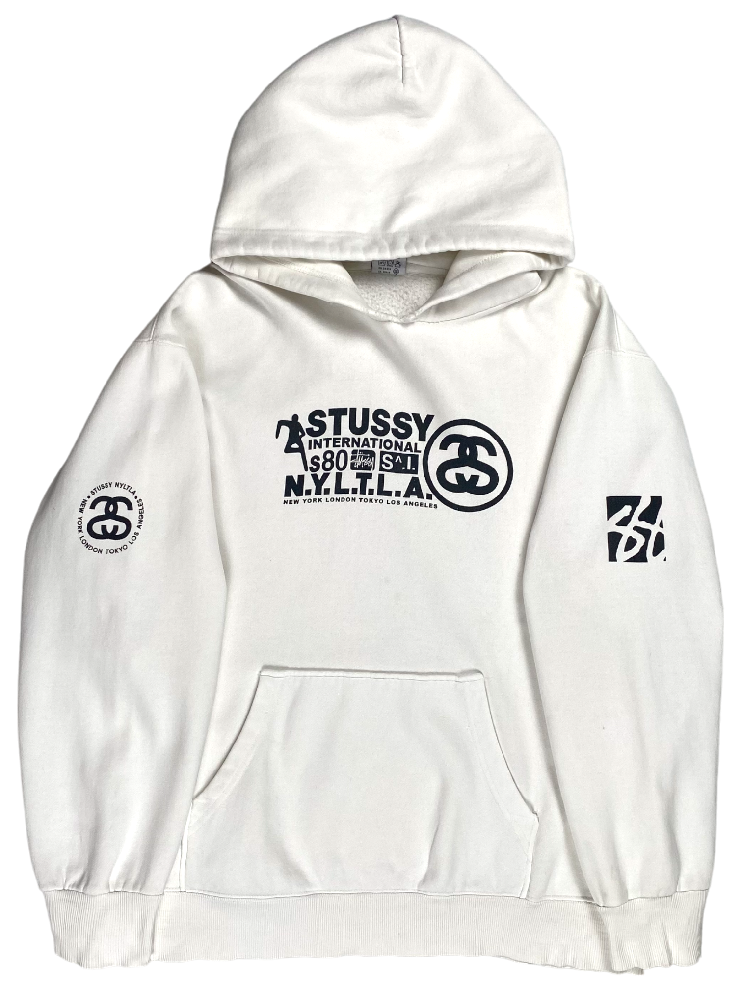 Stussy White NYTLA Hoodie