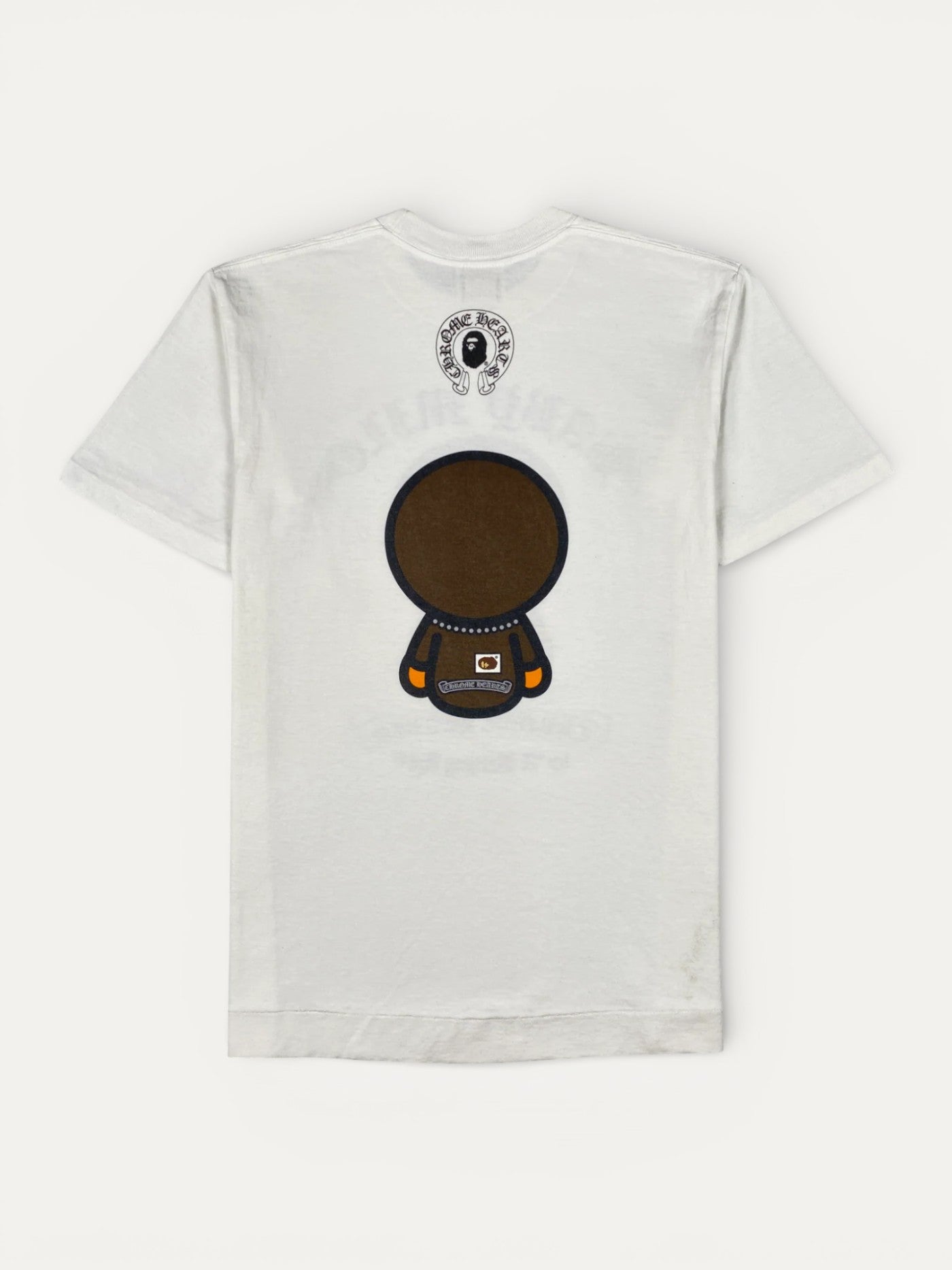 Chrome Hearts Bape Baby Milo White Tee