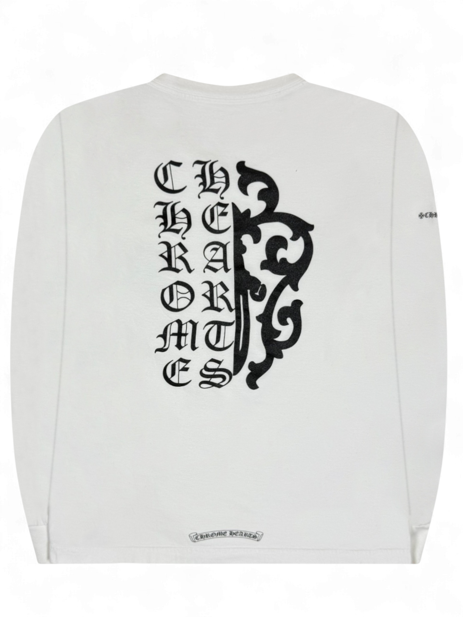 Chrome Hearts White Dagger Longsleeve