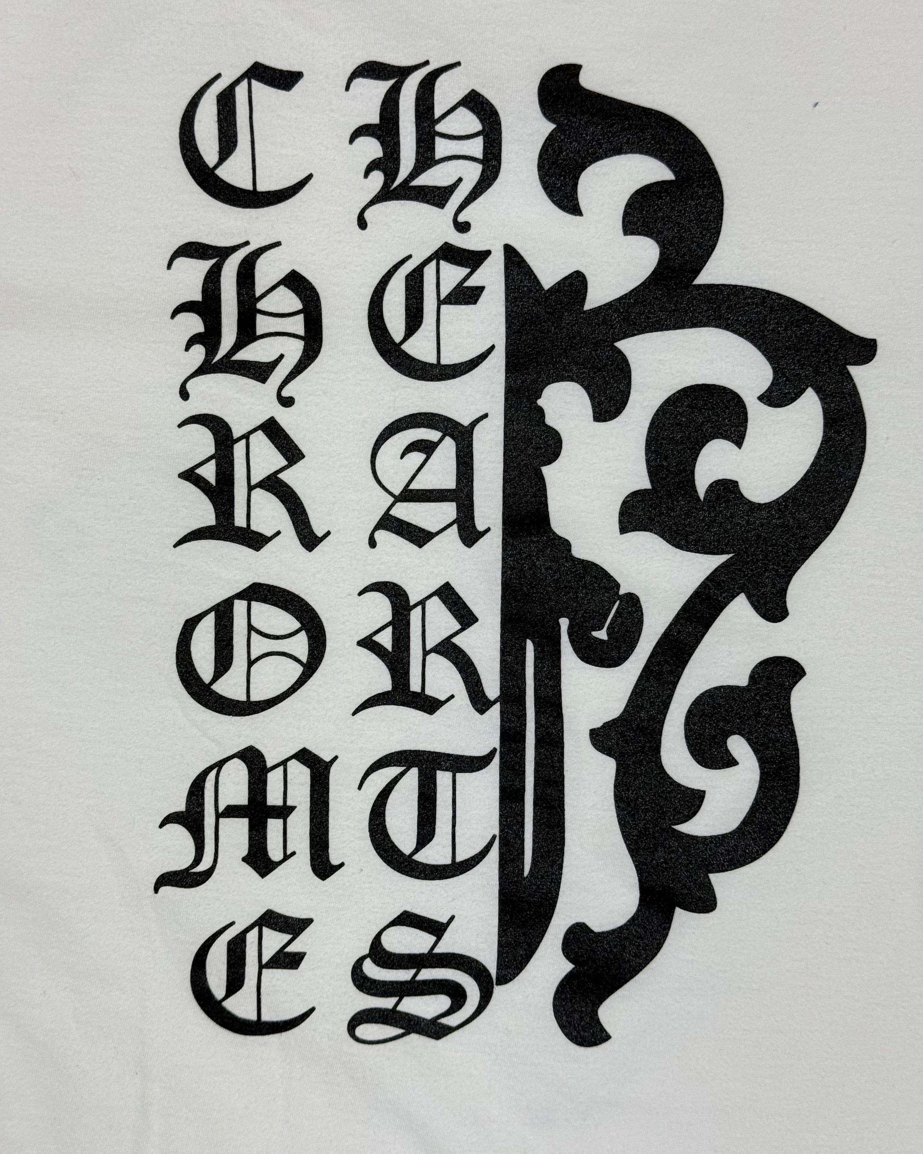 Chrome Hearts White Dagger Longsleeve