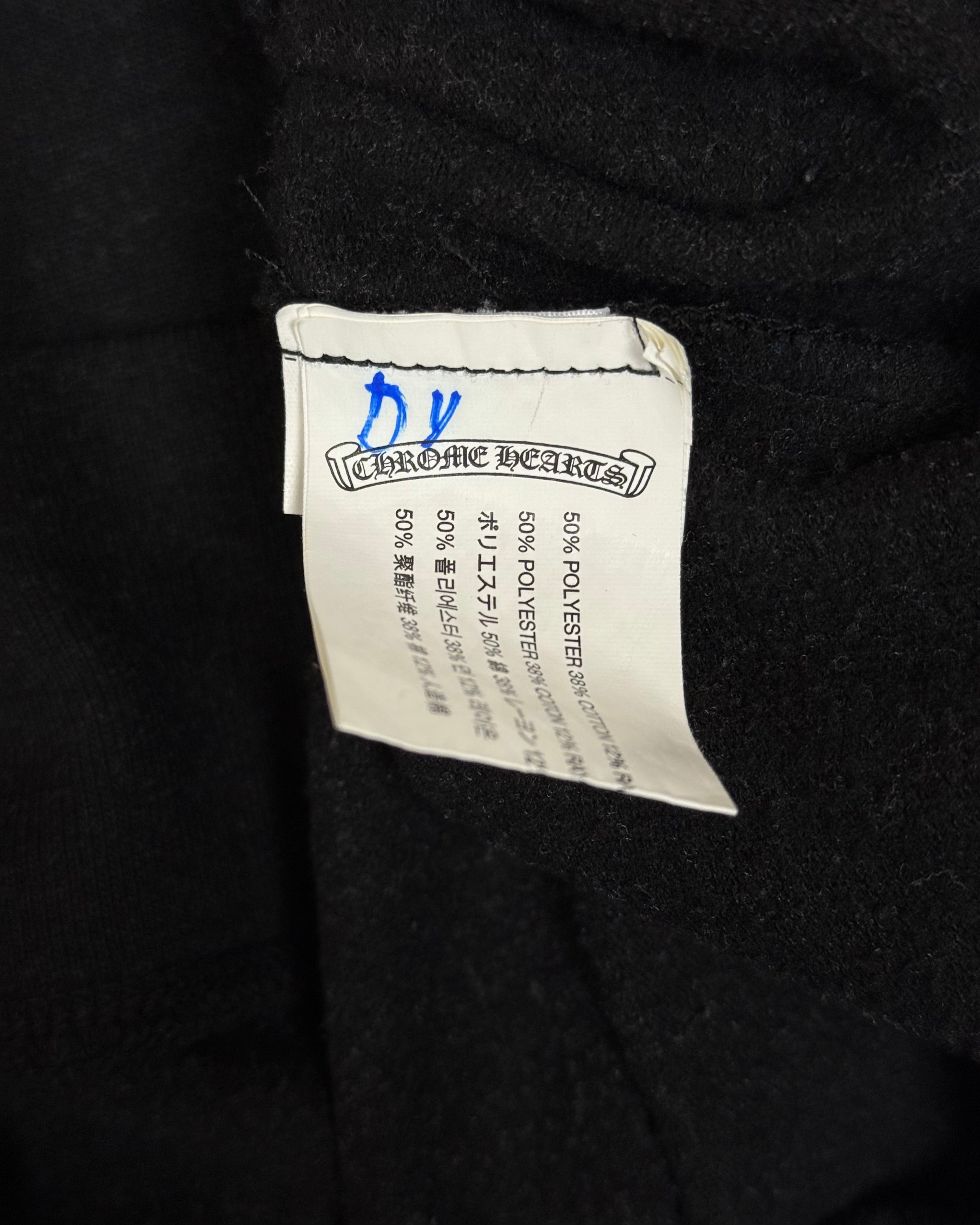 Chrome Hearts Black Horseshoe Logo Crewneck
