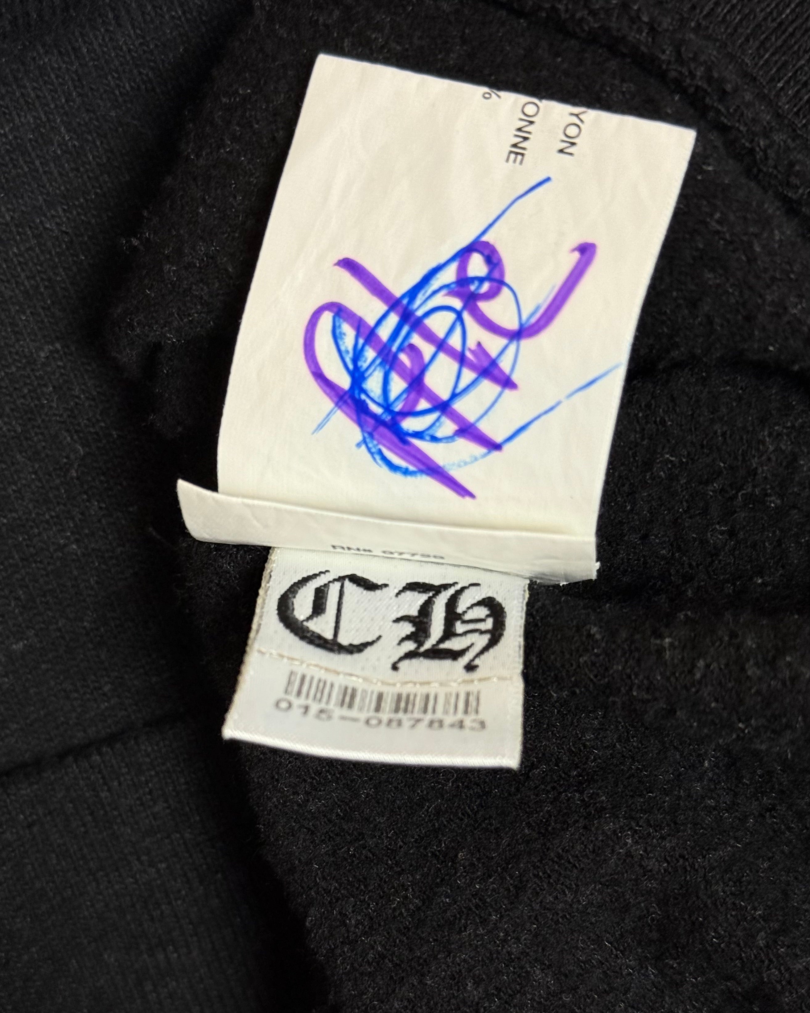 Chrome Hearts Black Horseshoe Logo Crewneck