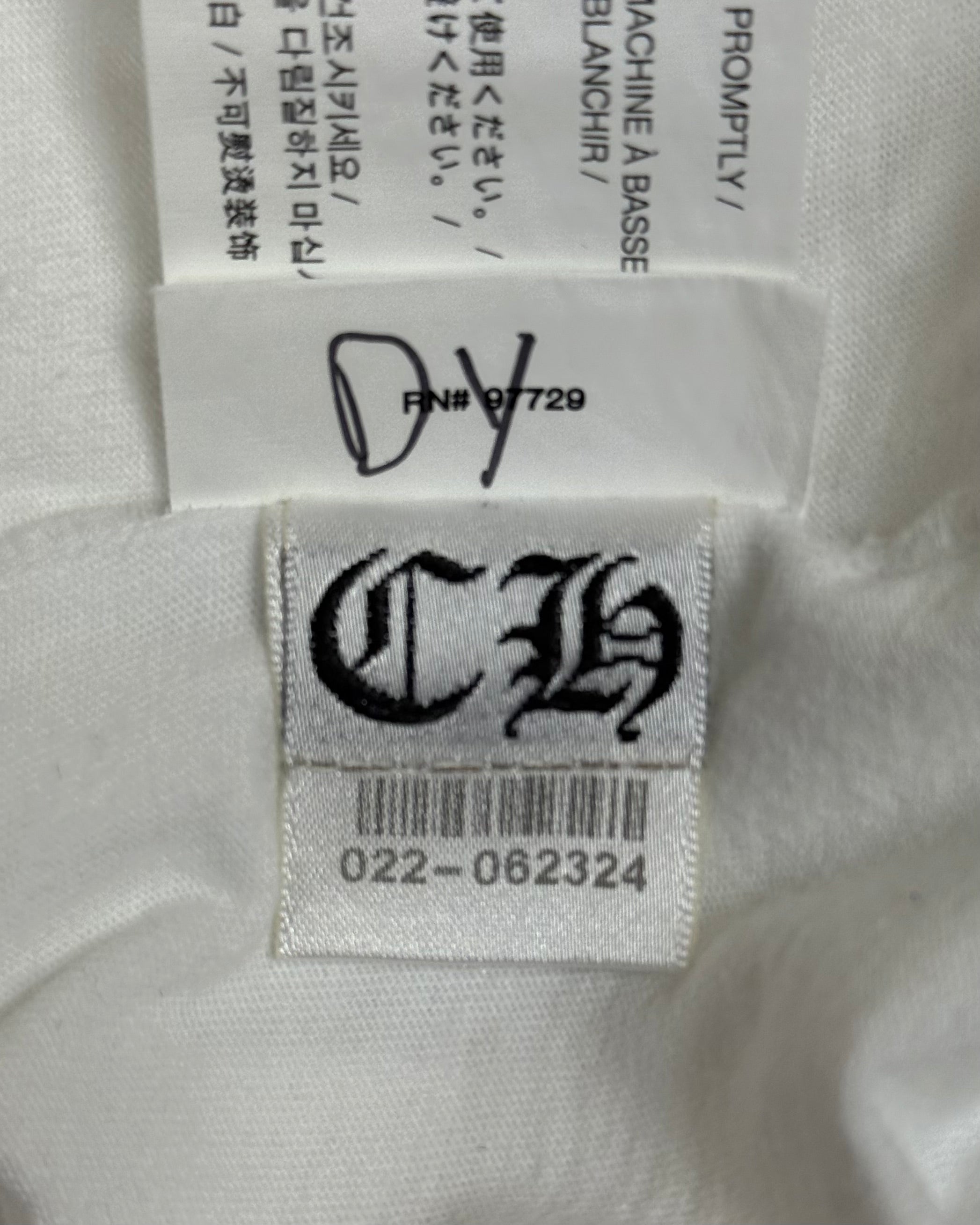 Chrome Hearts Los Angeles Exclusive White Horseshoe Longsleeve