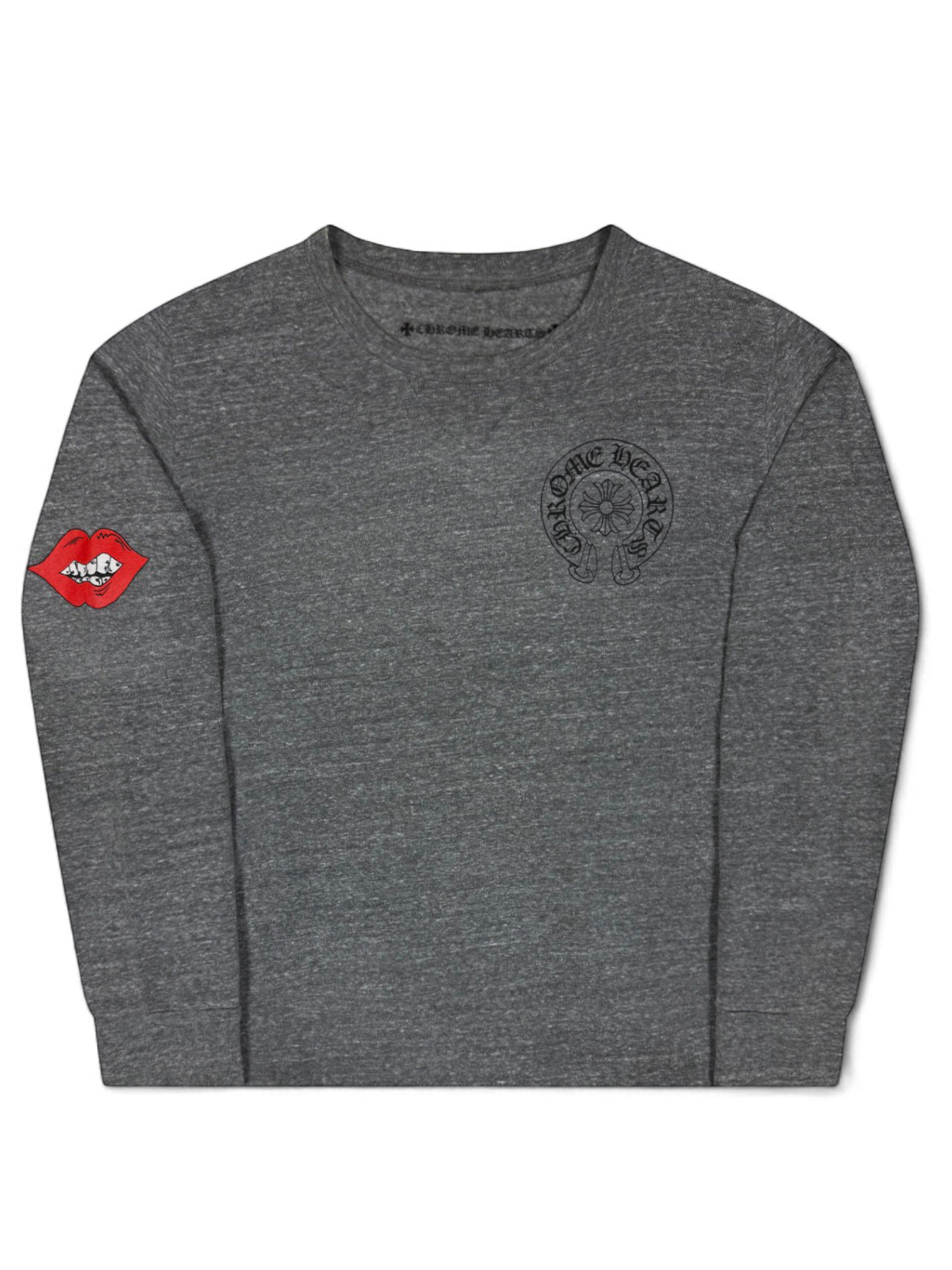 Chrome Hearts Matty Boy Teen Idles Heather Grey Crewneck