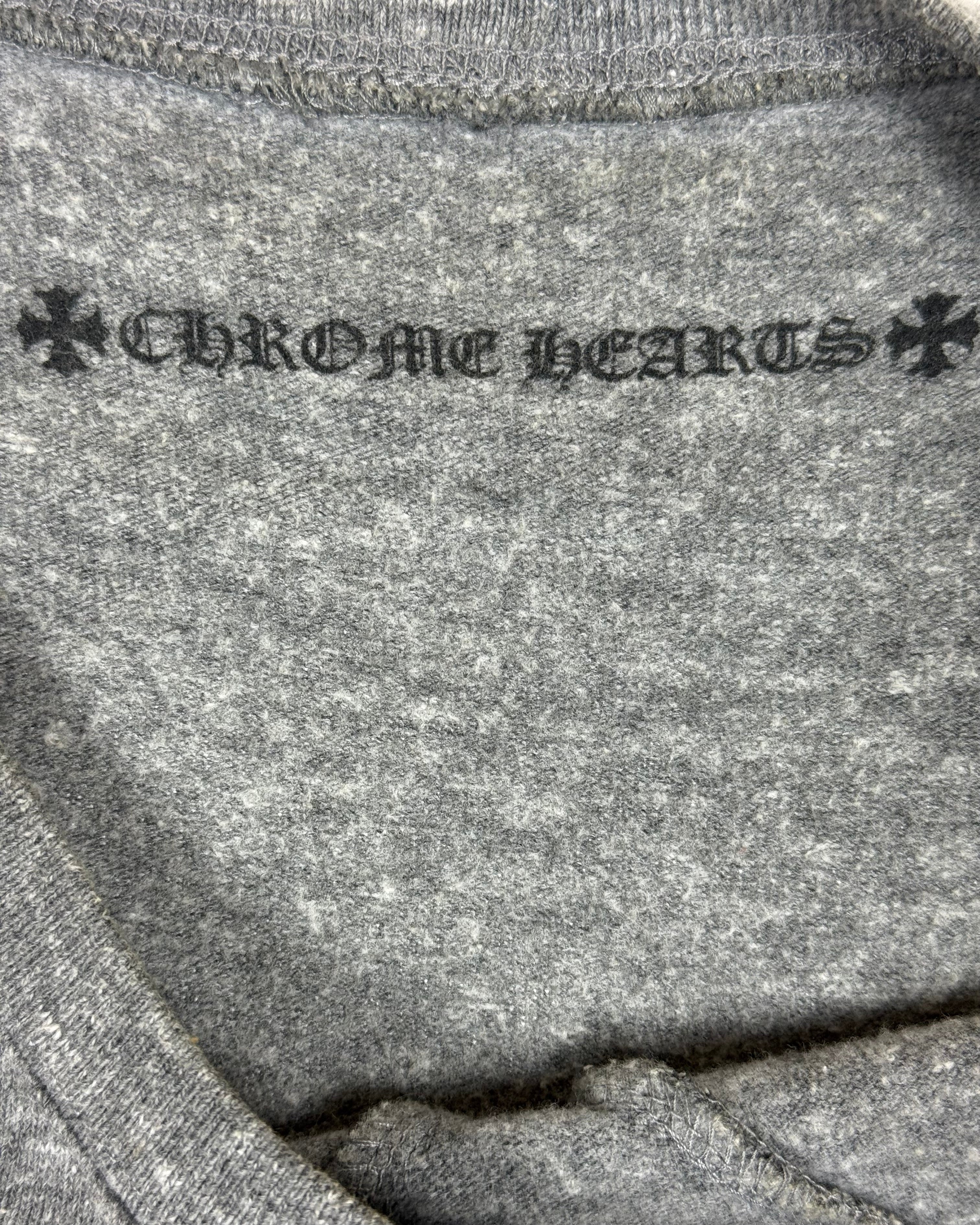 Chrome Hearts Matty Boy Teen Idles Heather Grey Crewneck