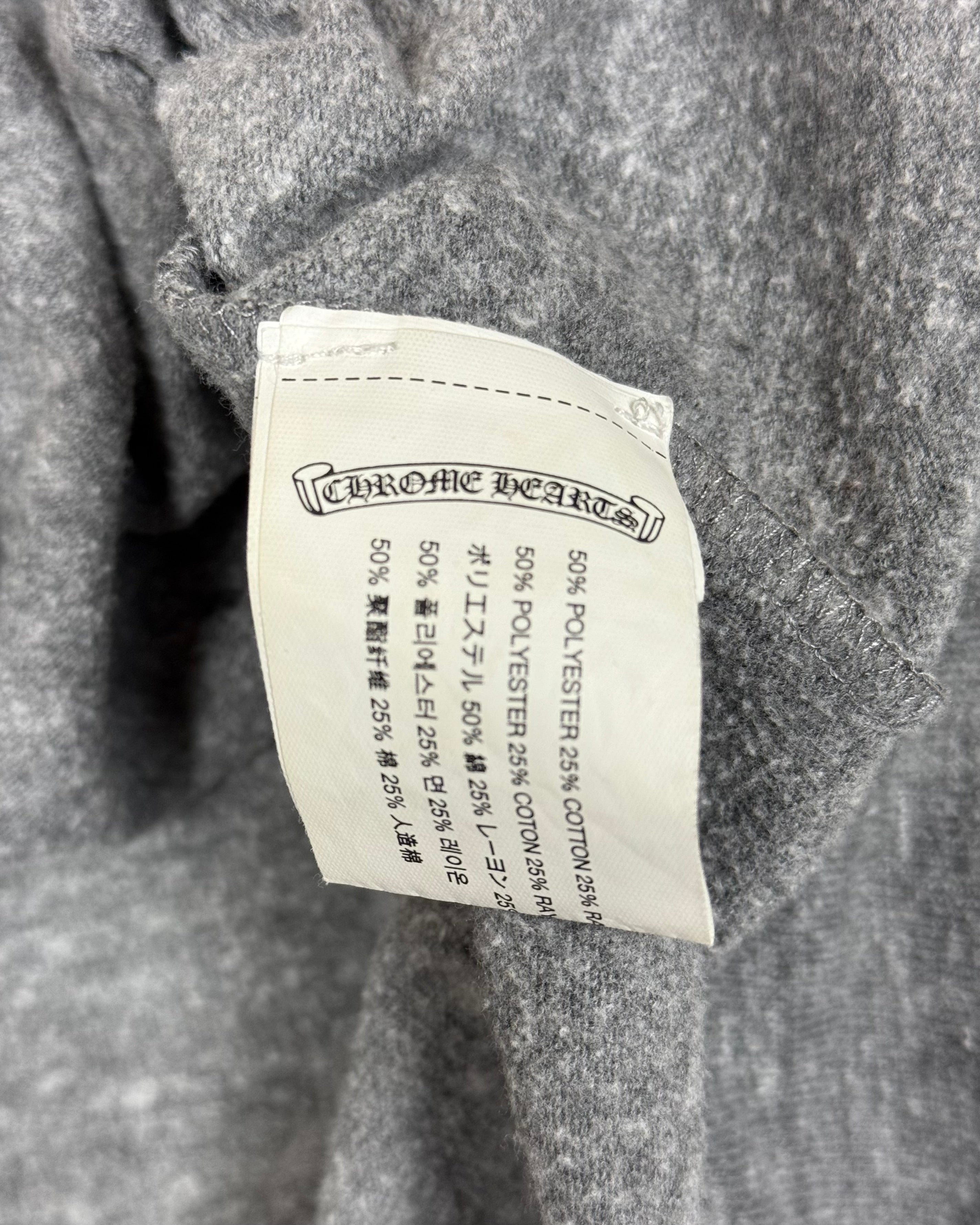 Chrome Hearts Matty Boy Teen Idles Heather Grey Crewneck