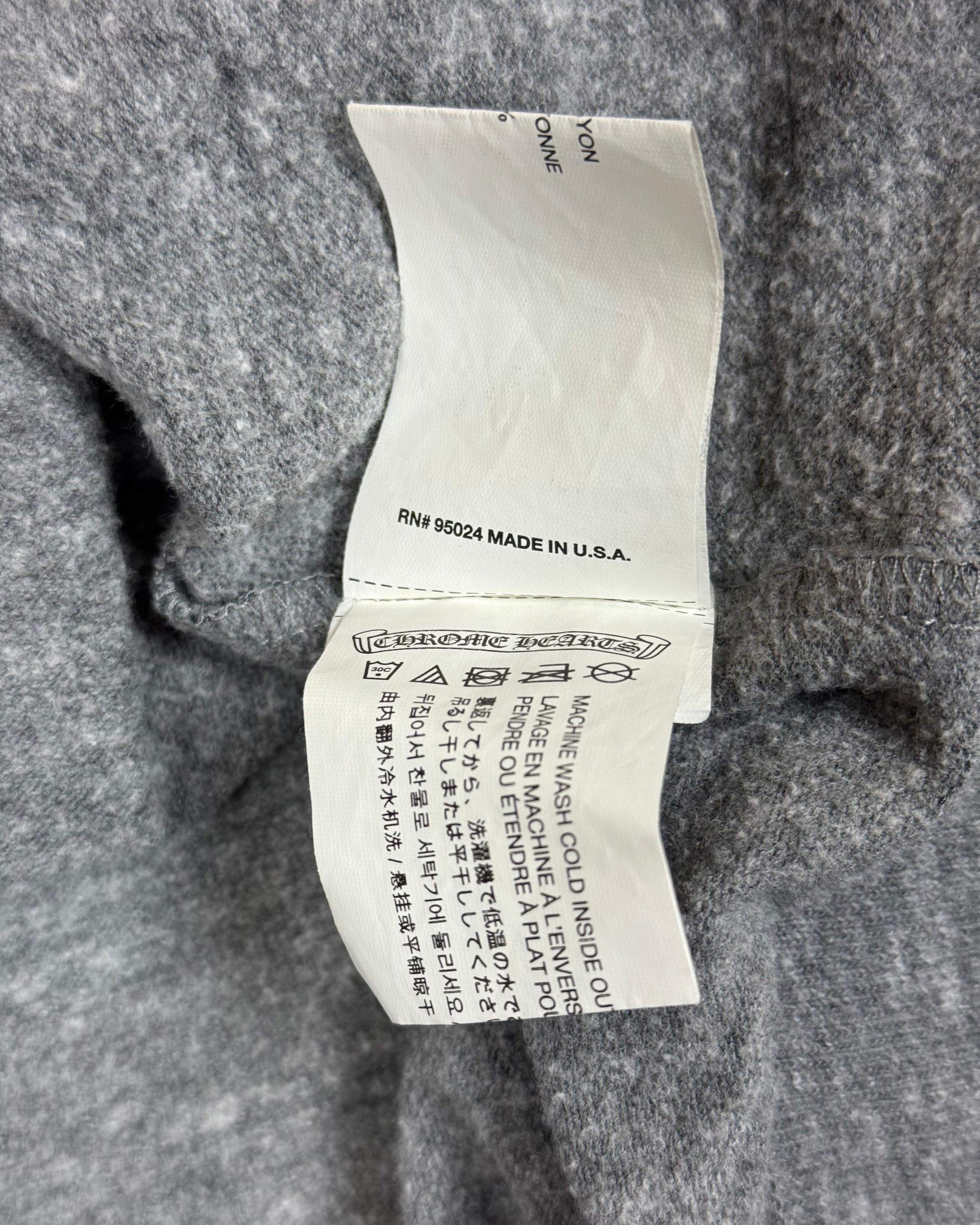 Chrome Hearts Matty Boy Teen Idles Heather Grey Crewneck