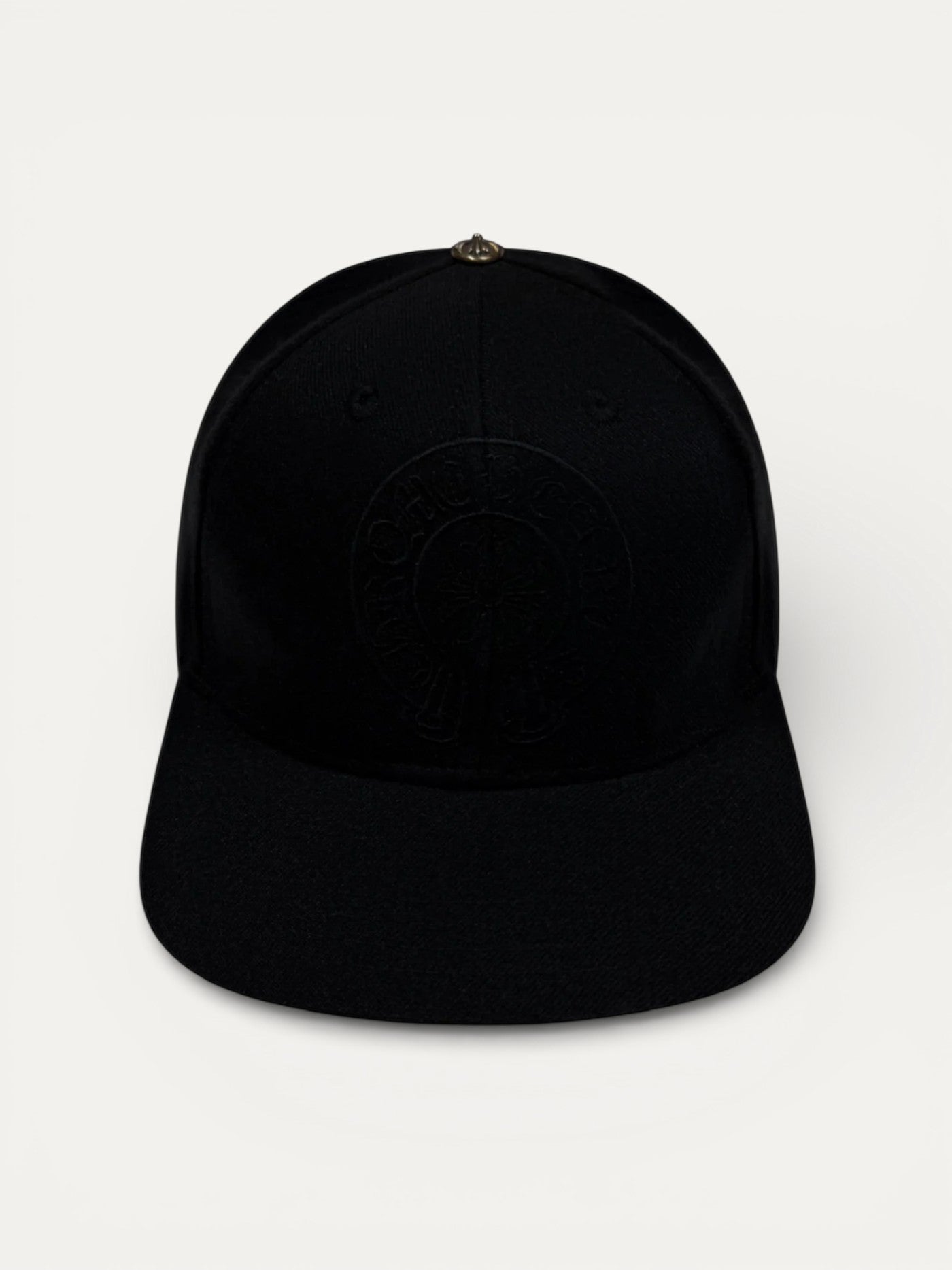 Chrome Hearts Black Tonal Horseshoe Cap