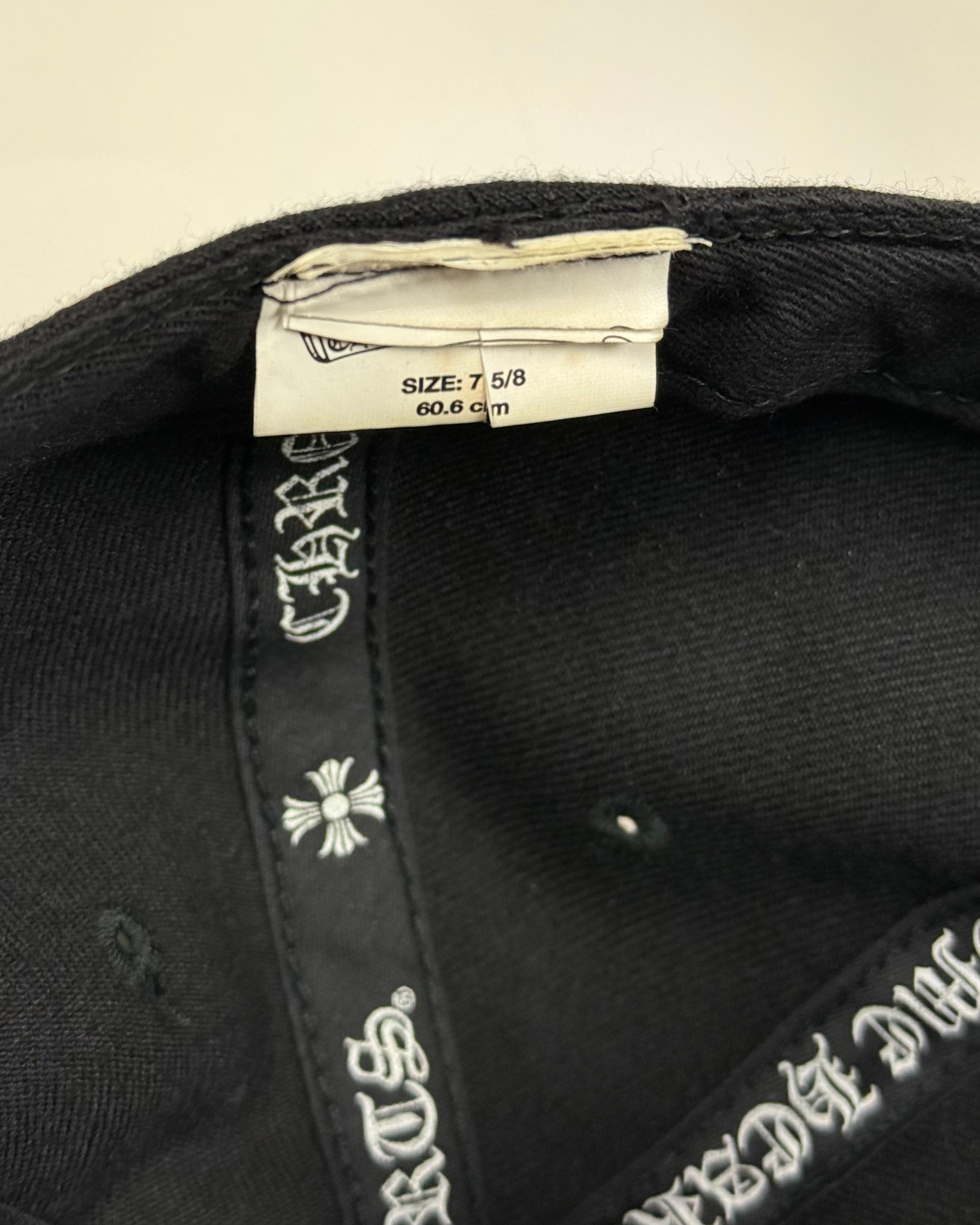 Chrome Hearts Black Tonal Horseshoe Cap