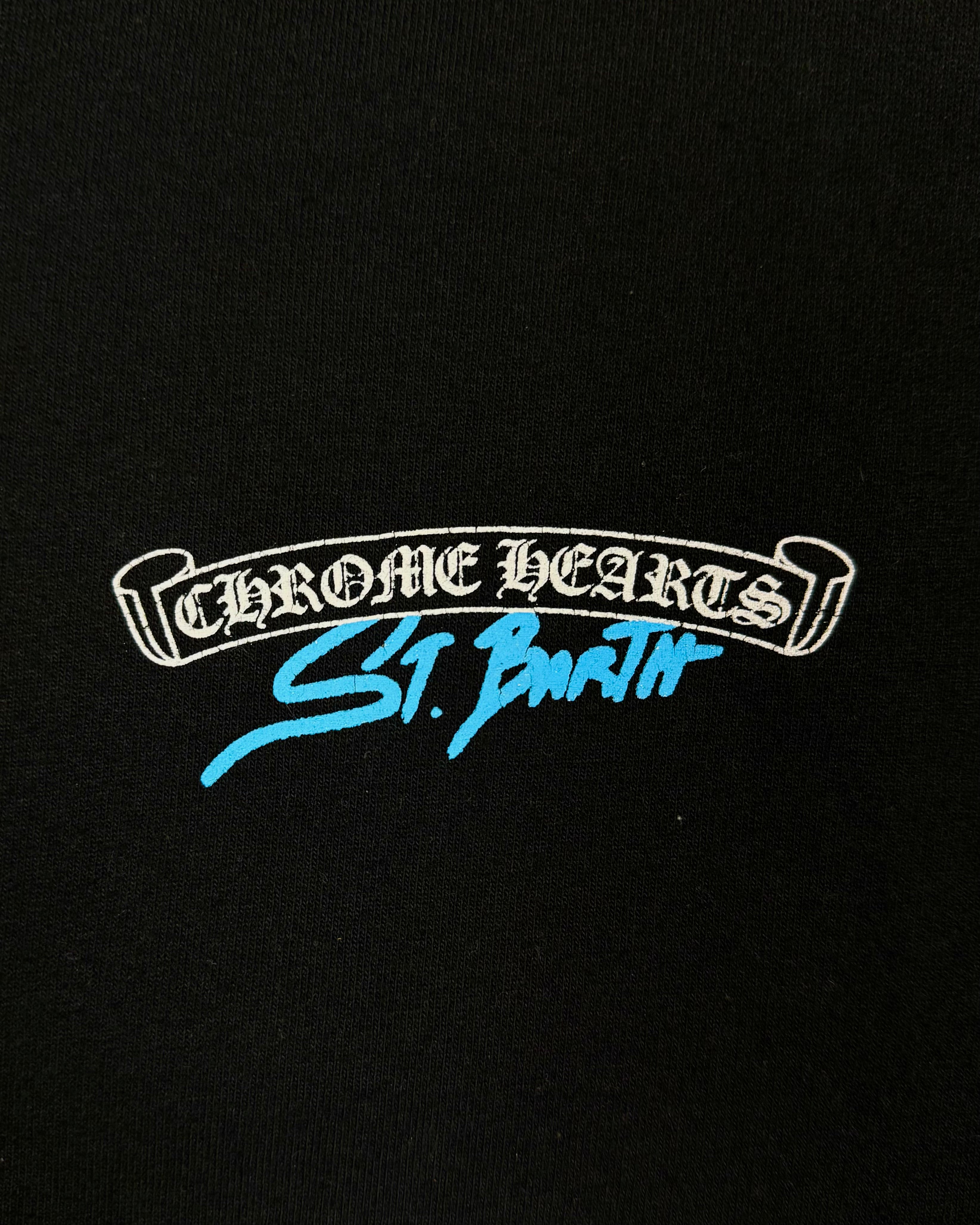 Chrome Hearts St. Barth Exclusive Black Zip Up Hoodie