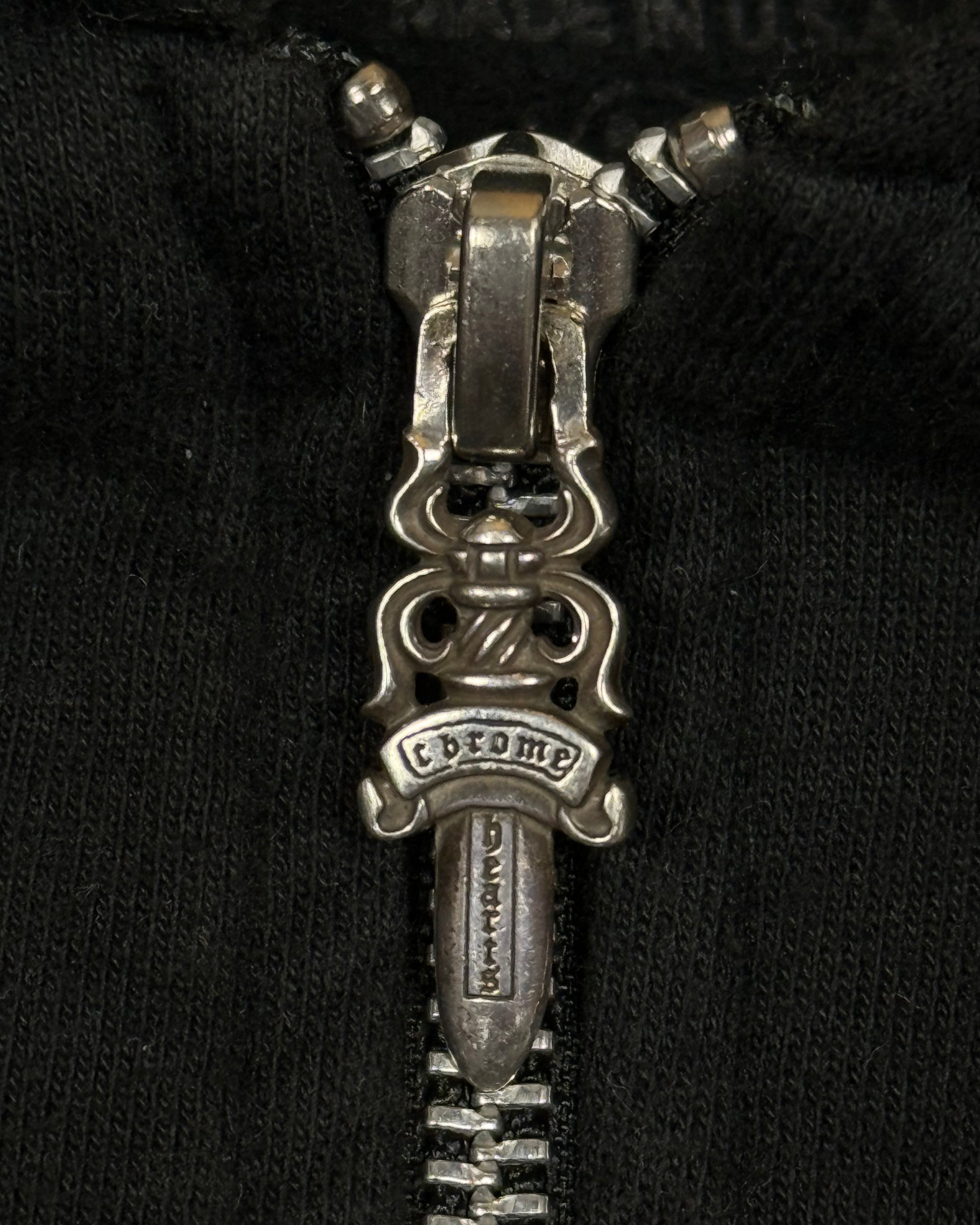 Chrome Hearts St. Barth Exclusive Black Zip Up Hoodie